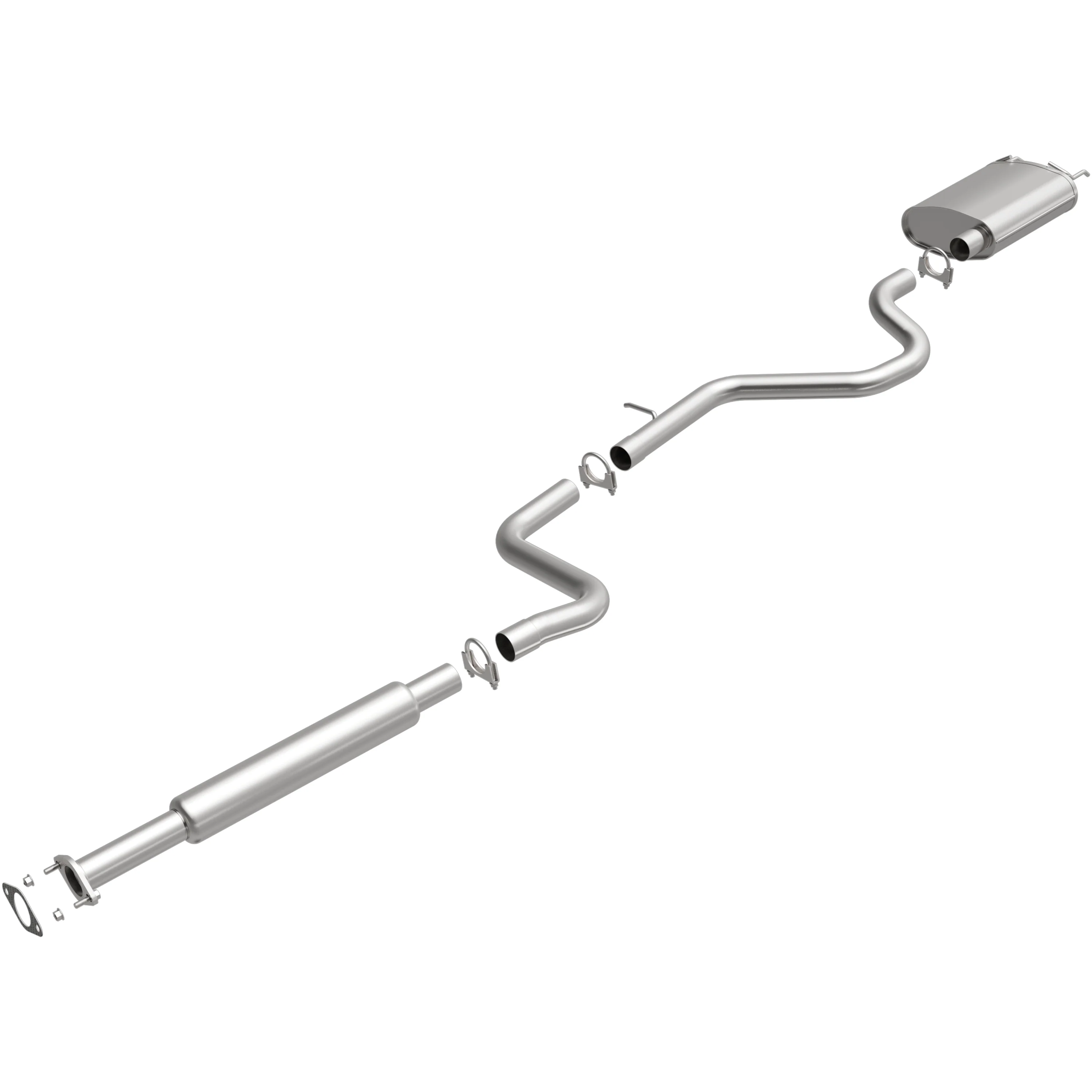 BRExhaust 2005-2009 Buick LaCrosse 3.8L | 2005-2009 Buick Allure 3.8L Direct-Fit Exhaust System Kit 106-0013 - Image 4