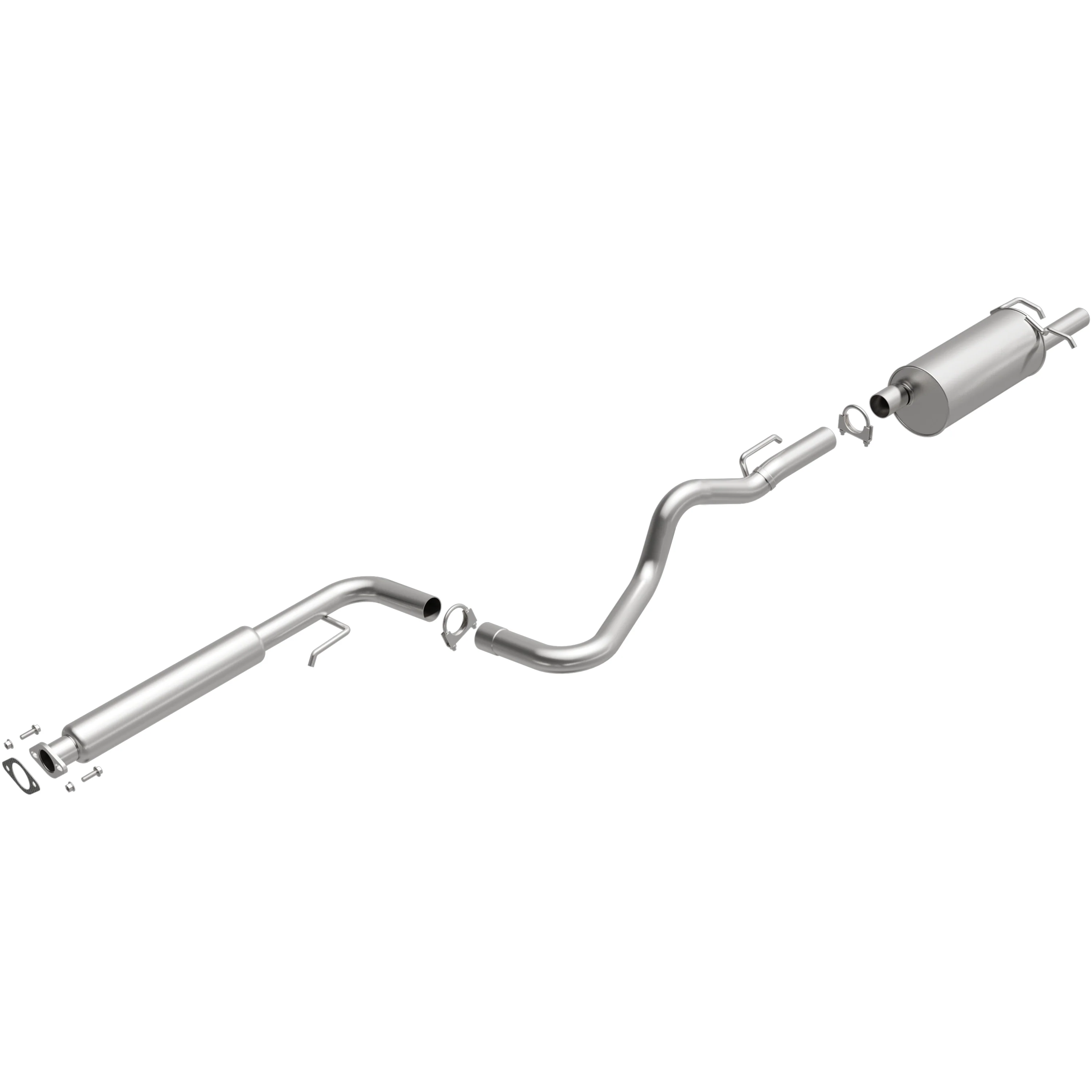 BRExhaust 2006-2011 Chevrolet HHR 2.4L | 2006-2011 Chevrolet HHR 2.2L Direct-Fit Exhaust System Kit 106-0019 - Image 4