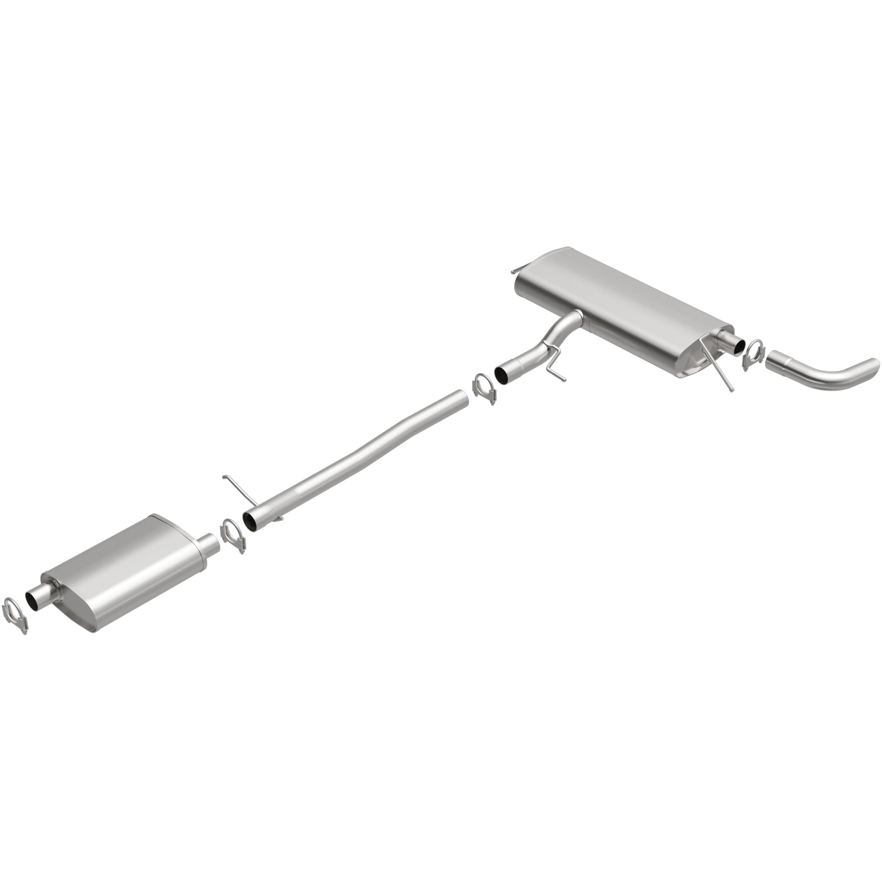 BRExhaust 2010-2017 Chevrolet Equinox 2.4L | 2010-2017 GMC Terrain 2.4L Direct-Fit Exhaust System Kit 106-0020 - Image 4
