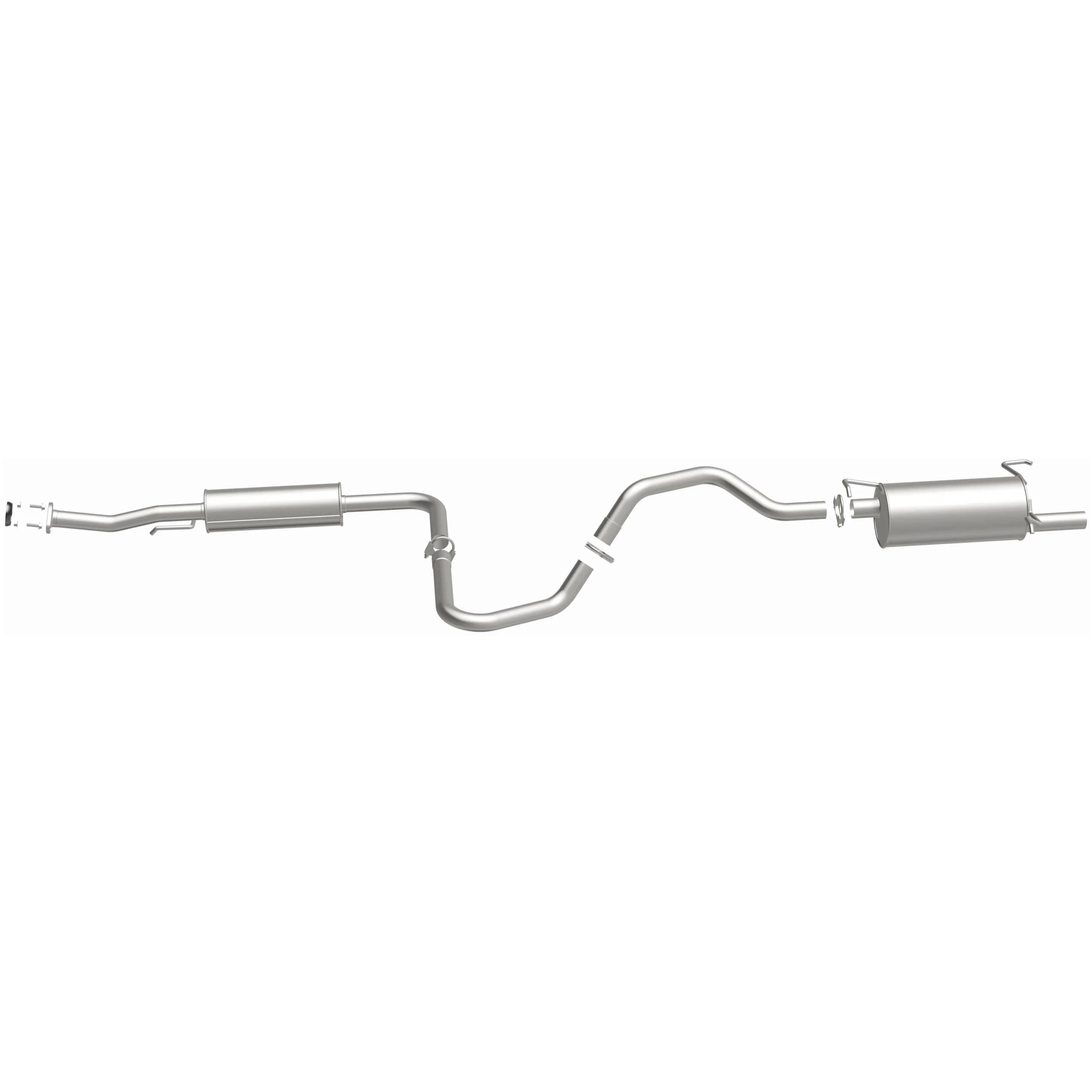 BRExhaust 2007-2012 Nissan Sentra 2.0L Direct-Fit Exhaust System Kit 106-0030 - Image 5