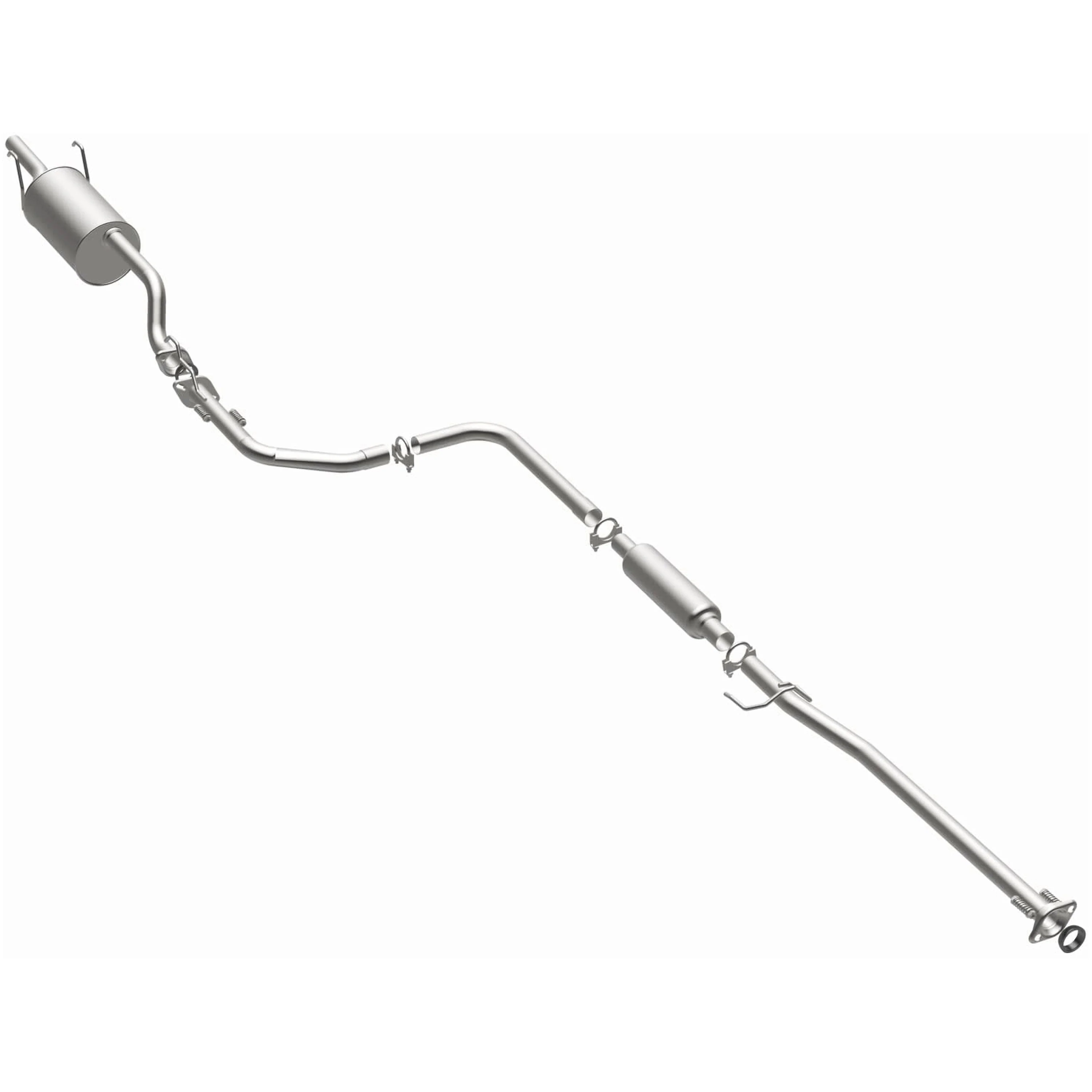 BRExhaust 1996-2000 Honda Civic 1.6L Direct-Fit Exhaust System Kit 106-0034 - Image 2