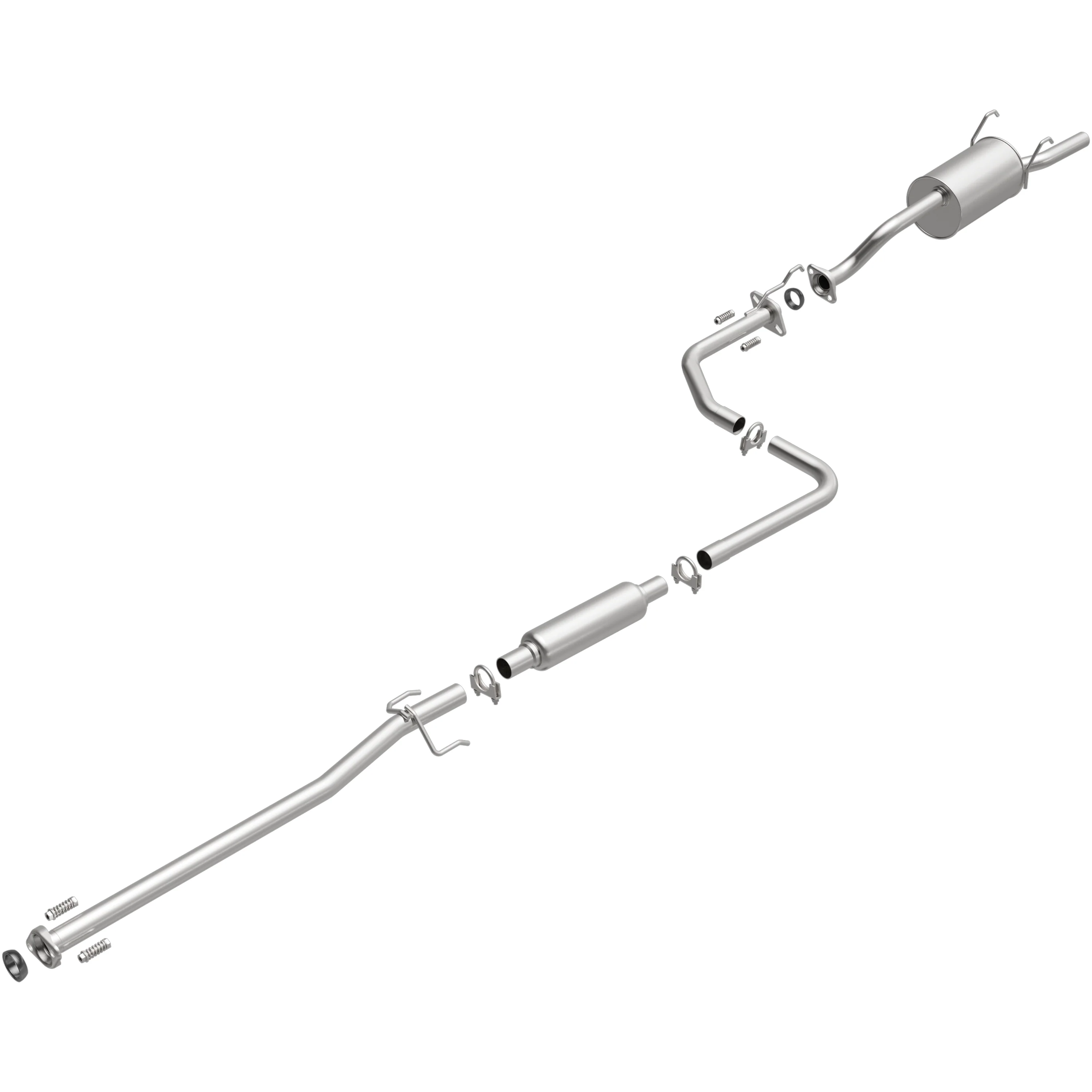 BRExhaust 1996-2000 Honda Civic 1.6L Direct-Fit Exhaust System Kit 106-0034 - Image 4