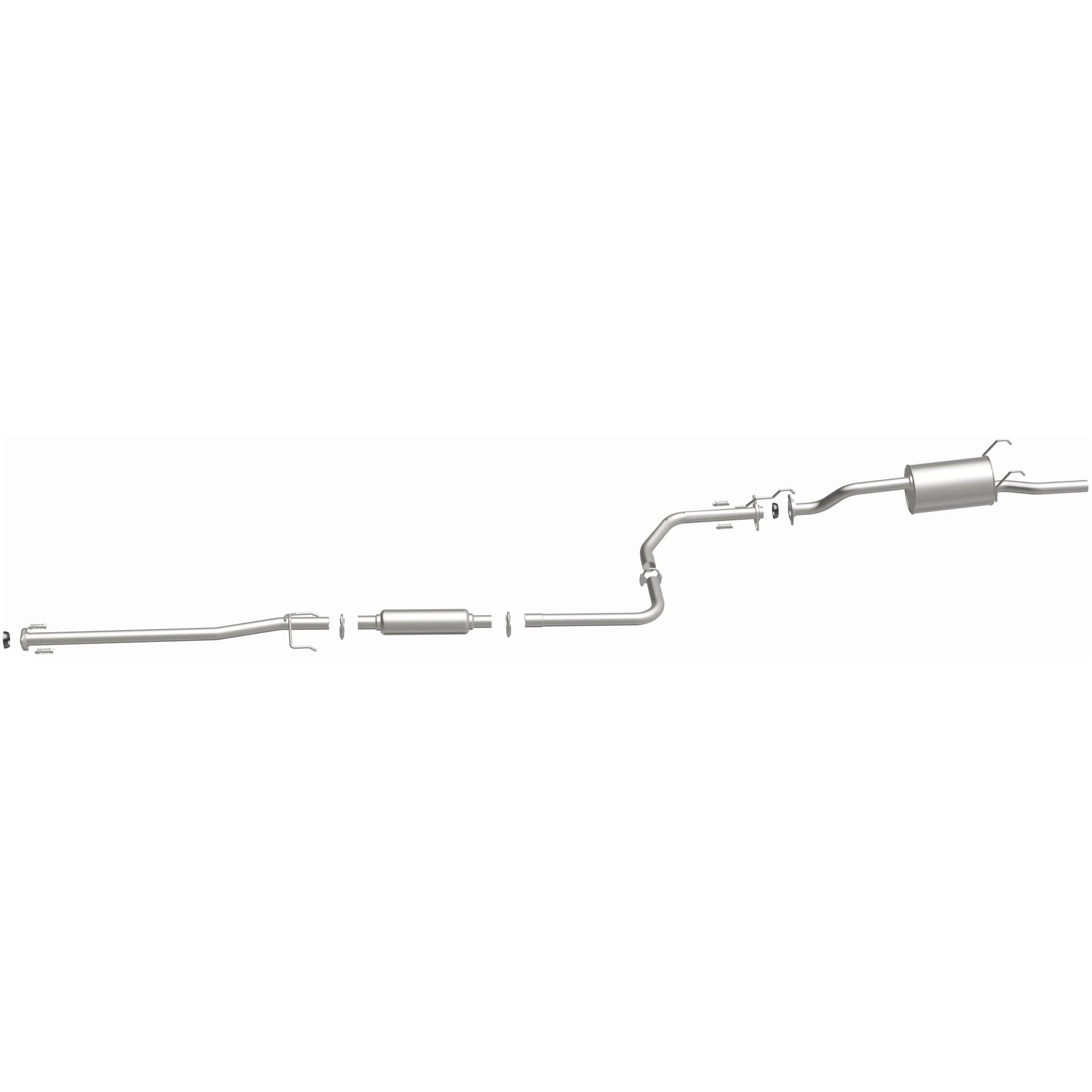 BRExhaust 1996-2000 Honda Civic 1.6L Direct-Fit Exhaust System Kit 106-0034 - Image 5