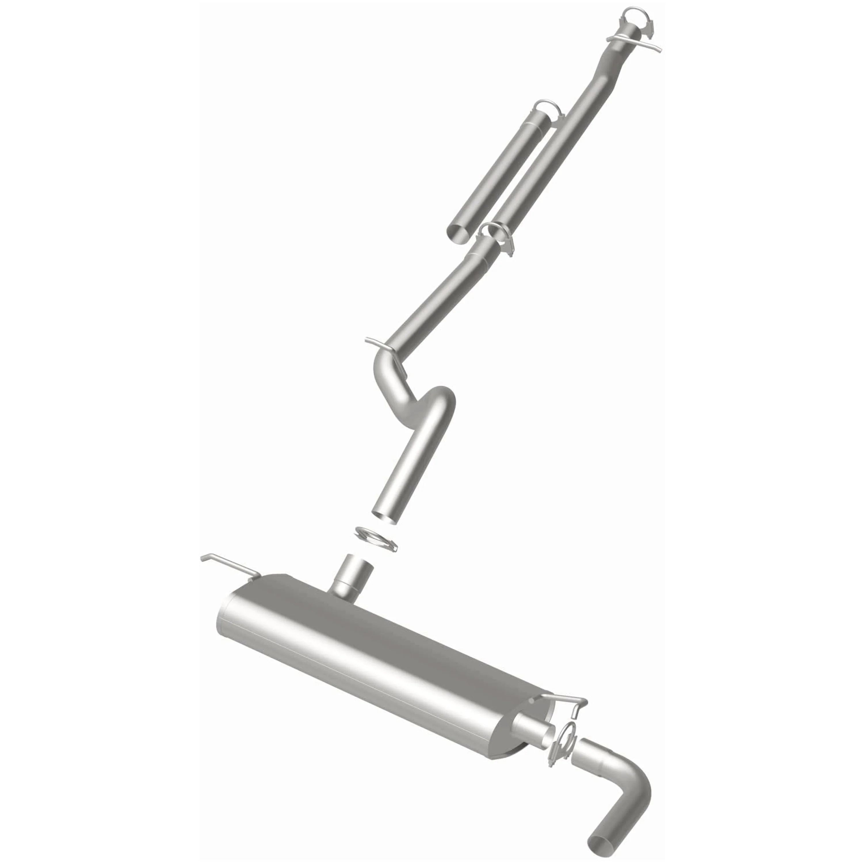 BRExhaust 2007-2011 Jeep Wrangler 3.8L Direct-Fit Exhaust System Kit 106-0045 - Image 3