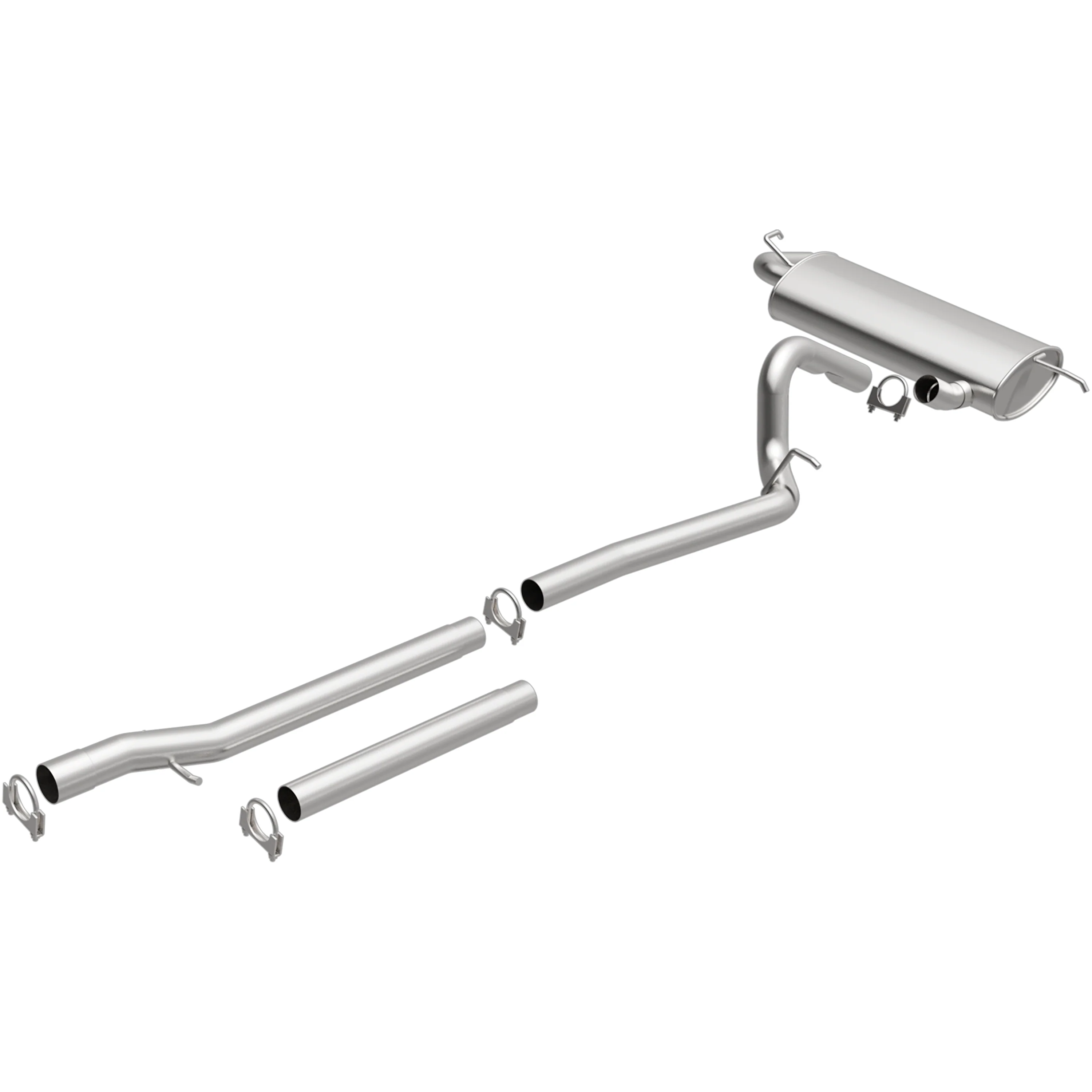 BRExhaust 2007-2011 Jeep Wrangler 3.8L Direct-Fit Exhaust System Kit 106-0045 - Image 4