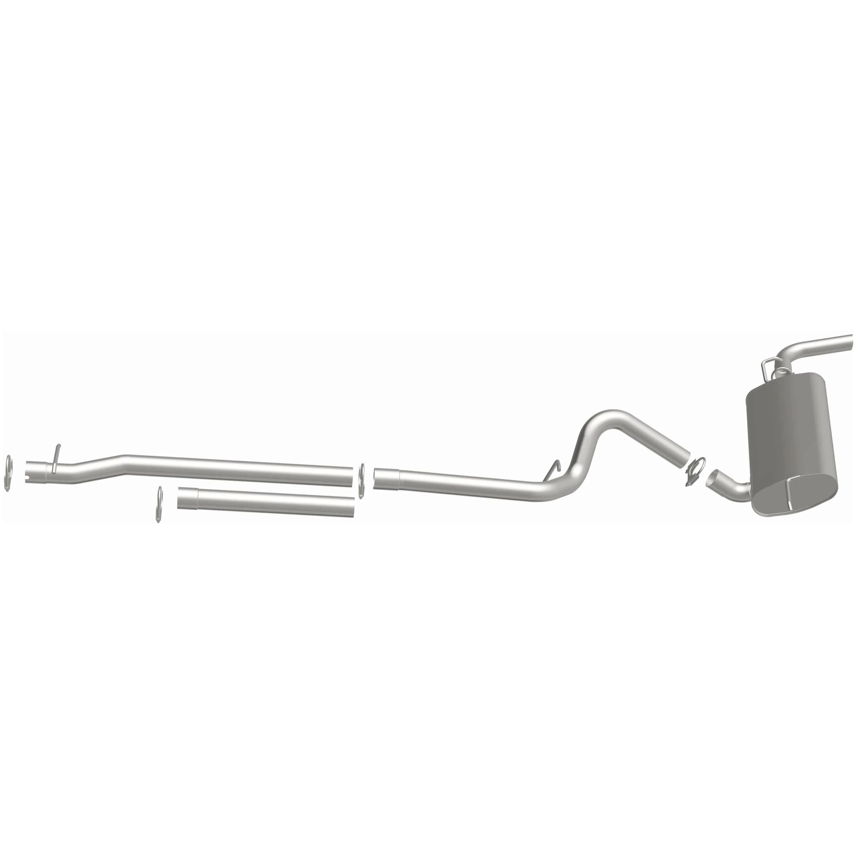 BRExhaust 2007-2011 Jeep Wrangler 3.8L Direct-Fit Exhaust System Kit 106-0045 - Image 5