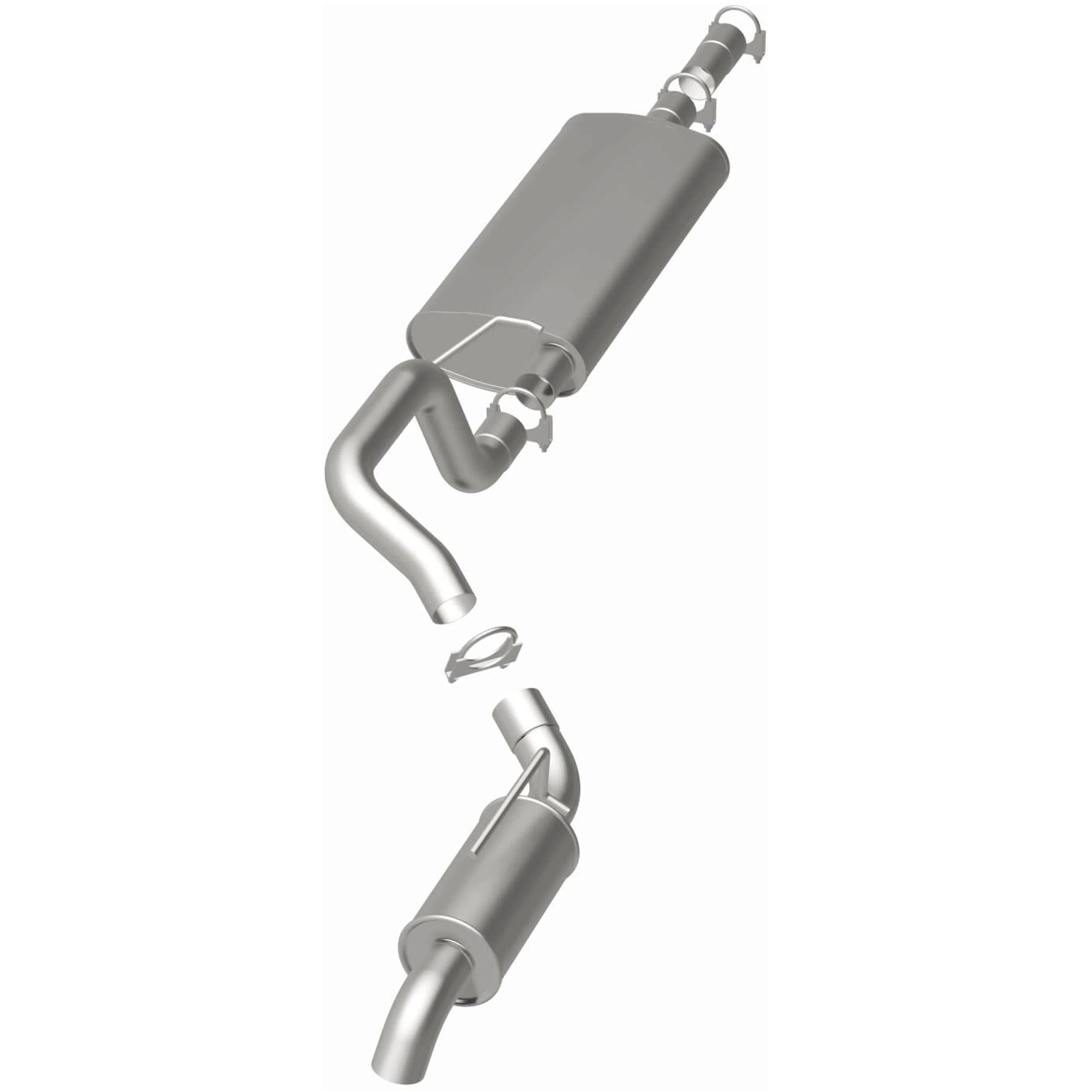 BRExhaust 2007-2011 Dodge Nitro 3.7L | 2008-2012 Jeep Liberty 3.7L Direct-Fit Exhaust System Kit 106-0047 - Image 3