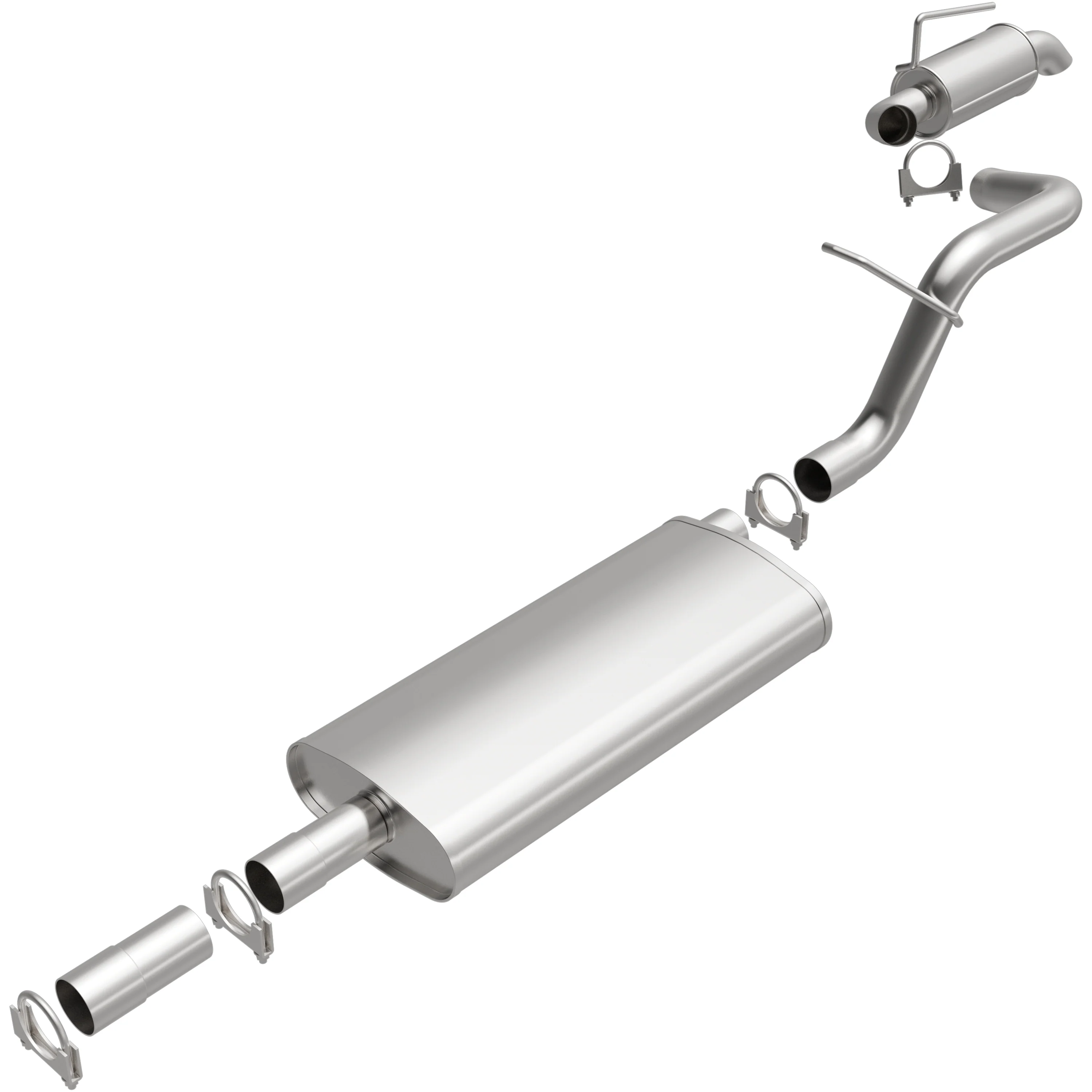 BRExhaust 2007-2011 Dodge Nitro 3.7L | 2008-2012 Jeep Liberty 3.7L Direct-Fit Exhaust System Kit 106-0047 - Image 4