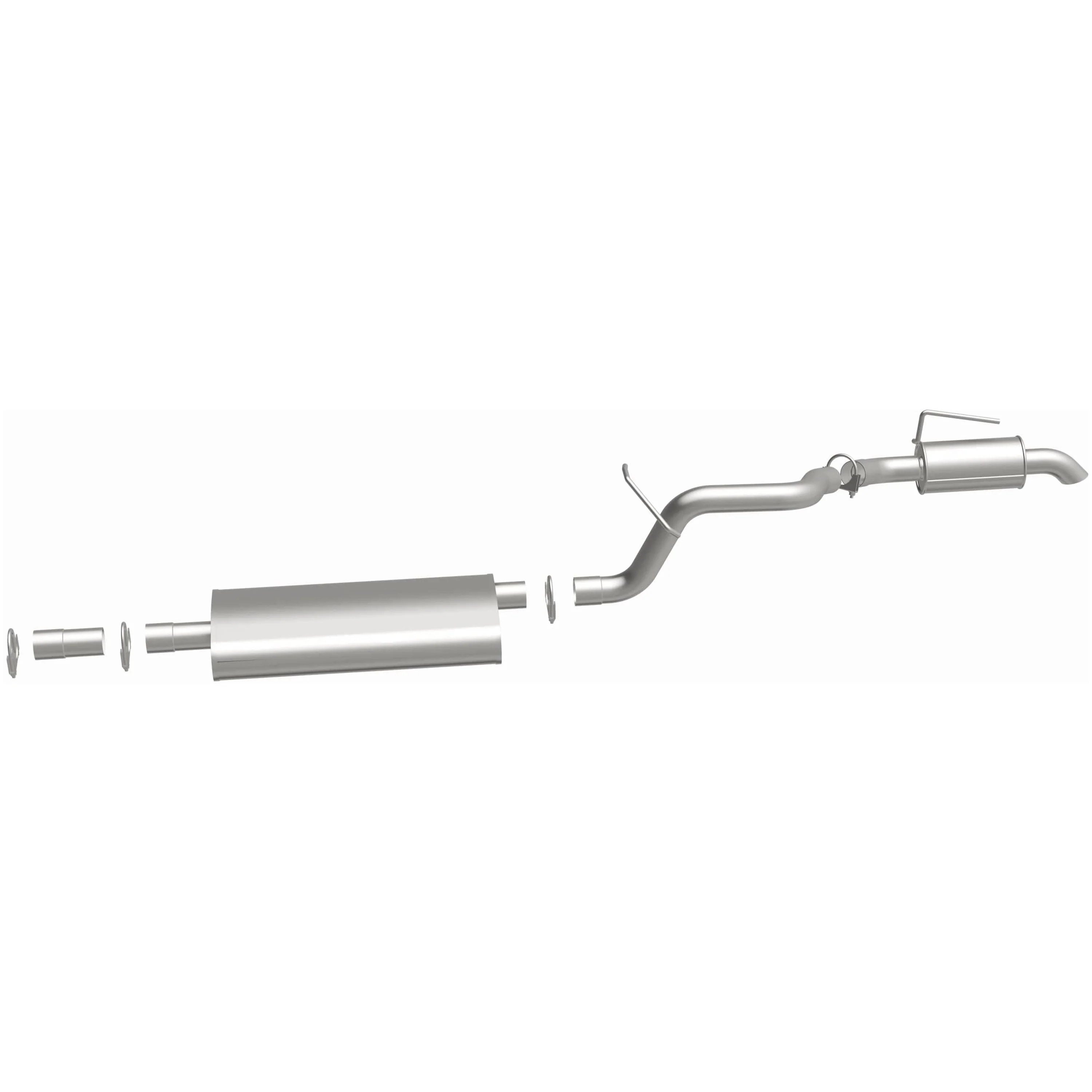 BRExhaust 2007-2011 Dodge Nitro 3.7L | 2008-2012 Jeep Liberty 3.7L Direct-Fit Exhaust System Kit 106-0047 - Image 5