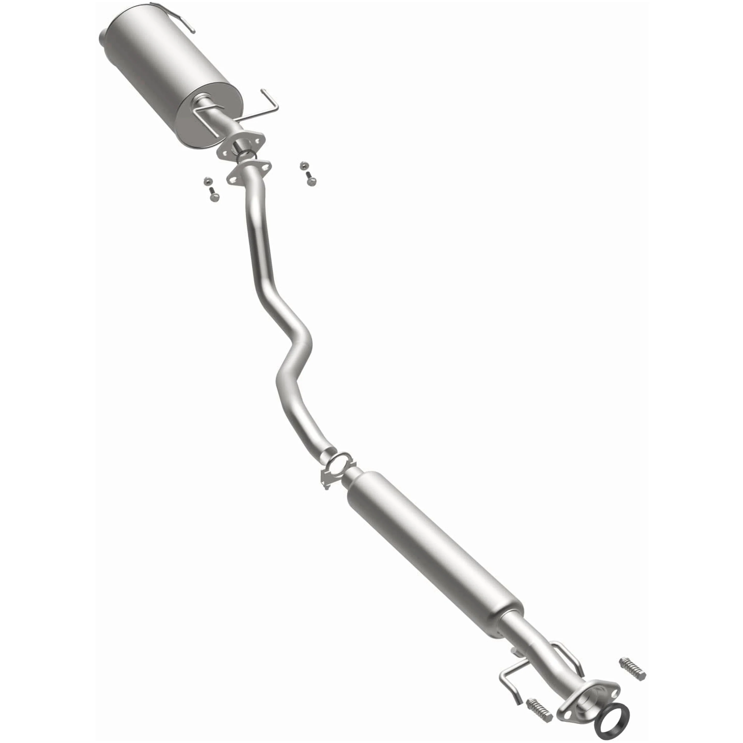 BRExhaust 2007-2012 Nissan Versa 1.8L | 2009-2011 Nissan Versa 1.6L Direct-Fit Exhaust System Kit 106-0057 - Image 2