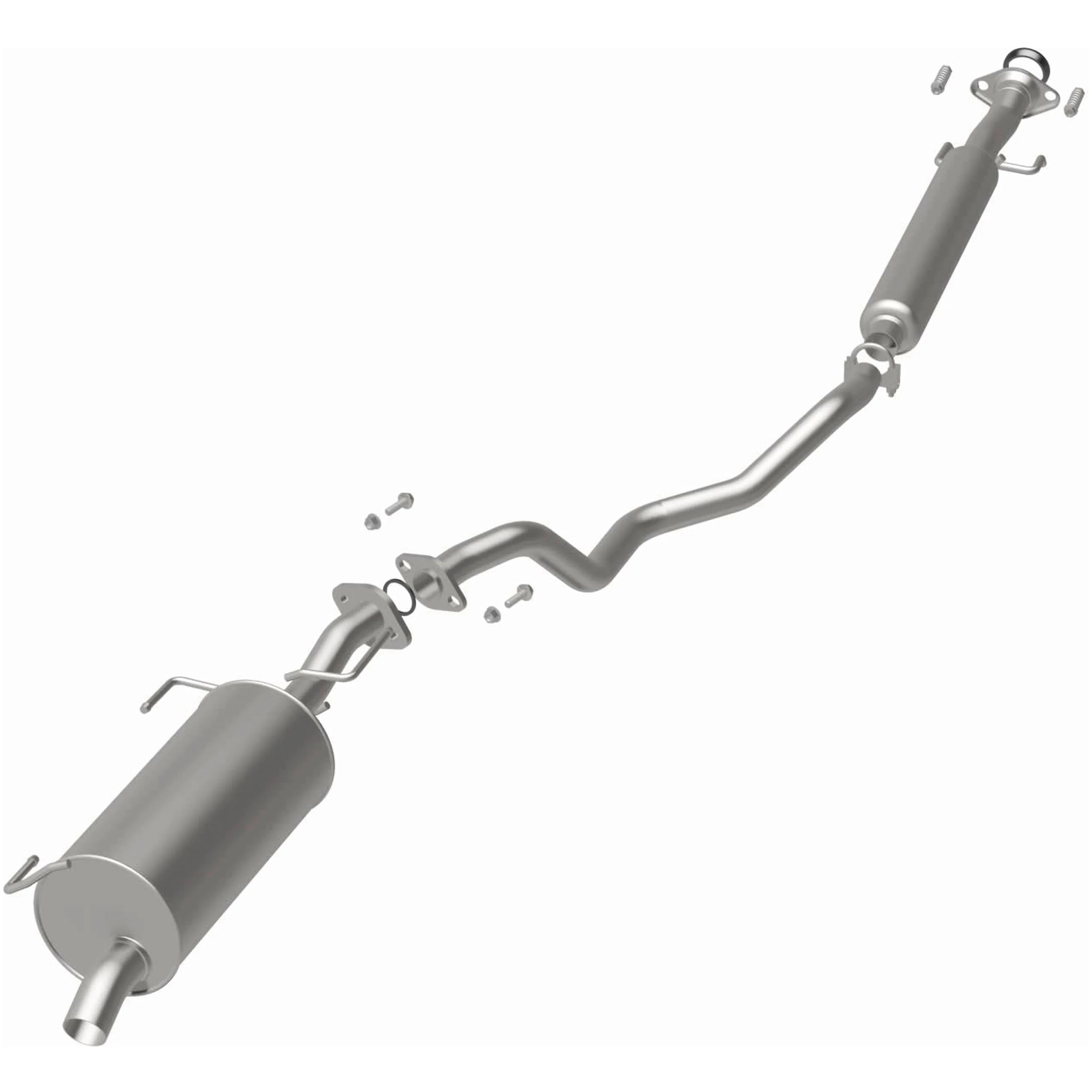 BRExhaust 2007-2012 Nissan Versa 1.8L | 2009-2011 Nissan Versa 1.6L Direct-Fit Exhaust System Kit 106-0057 - Image 3