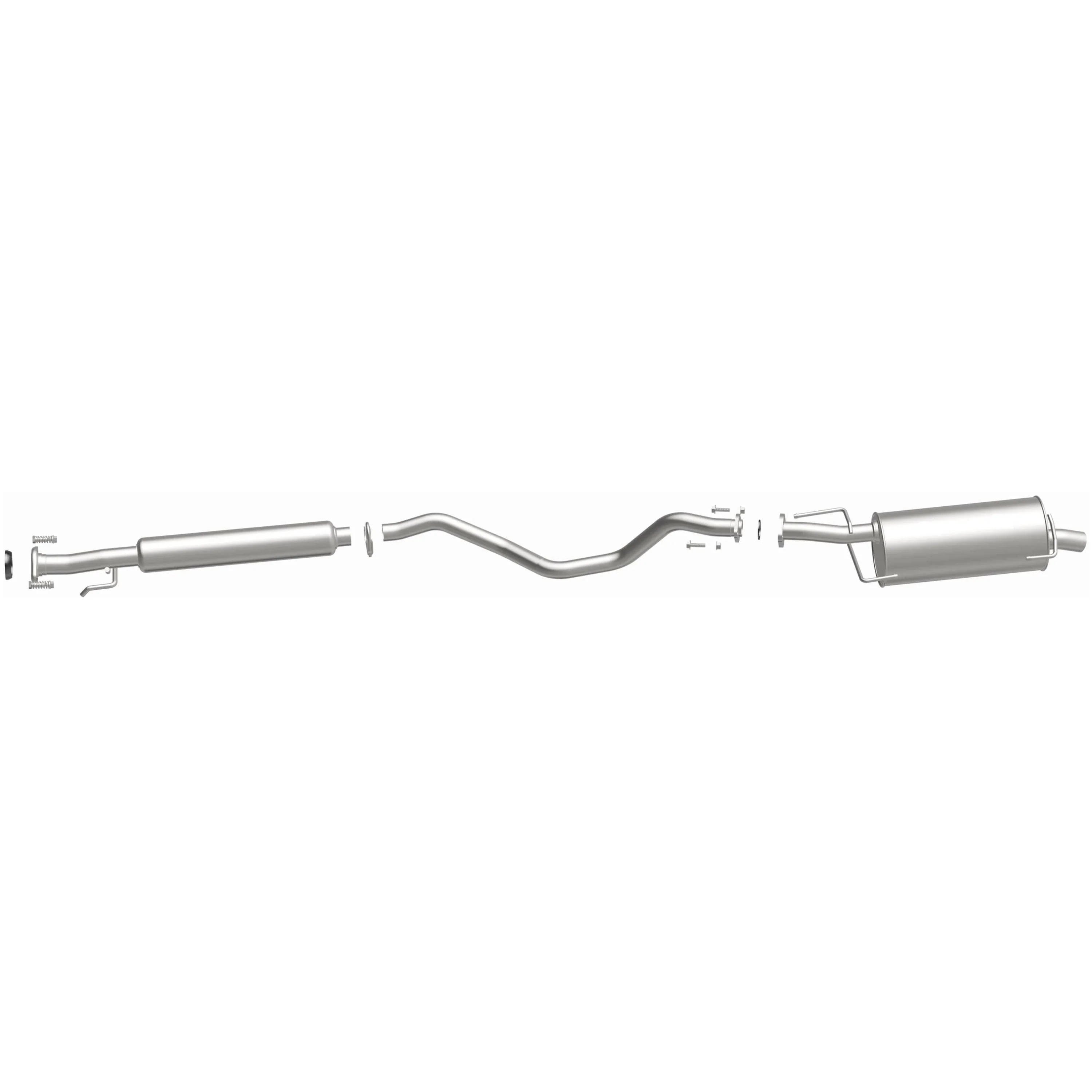 BRExhaust 2007-2012 Nissan Versa 1.8L | 2009-2011 Nissan Versa 1.6L Direct-Fit Exhaust System Kit 106-0057 - Image 5