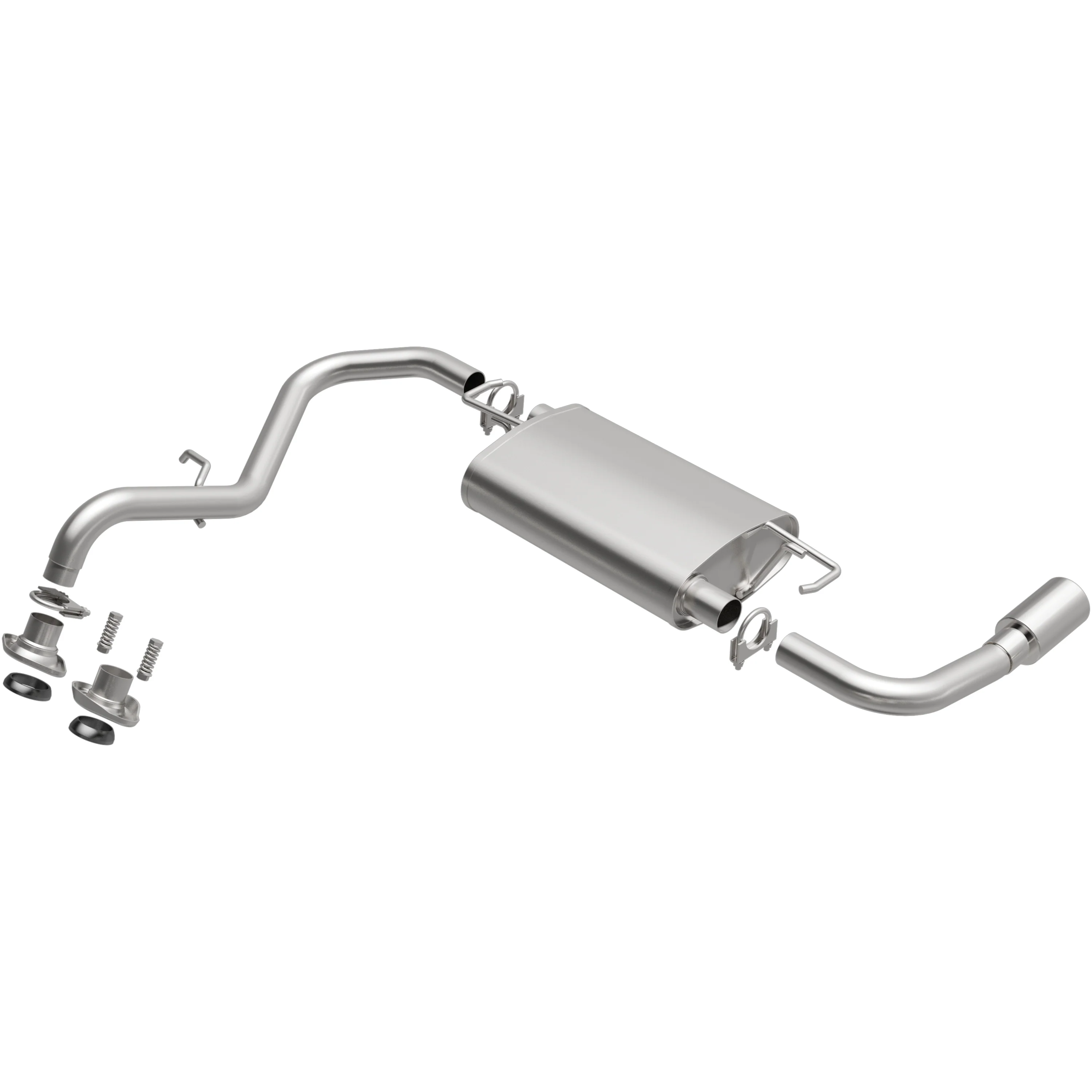BRExhaust 2003-2008 Pontiac Vibe 1.8L | 2003-2008 Toyota Matrix 1.8L Direct-Fit Exhaust System Kit 106-0061 - Image 2