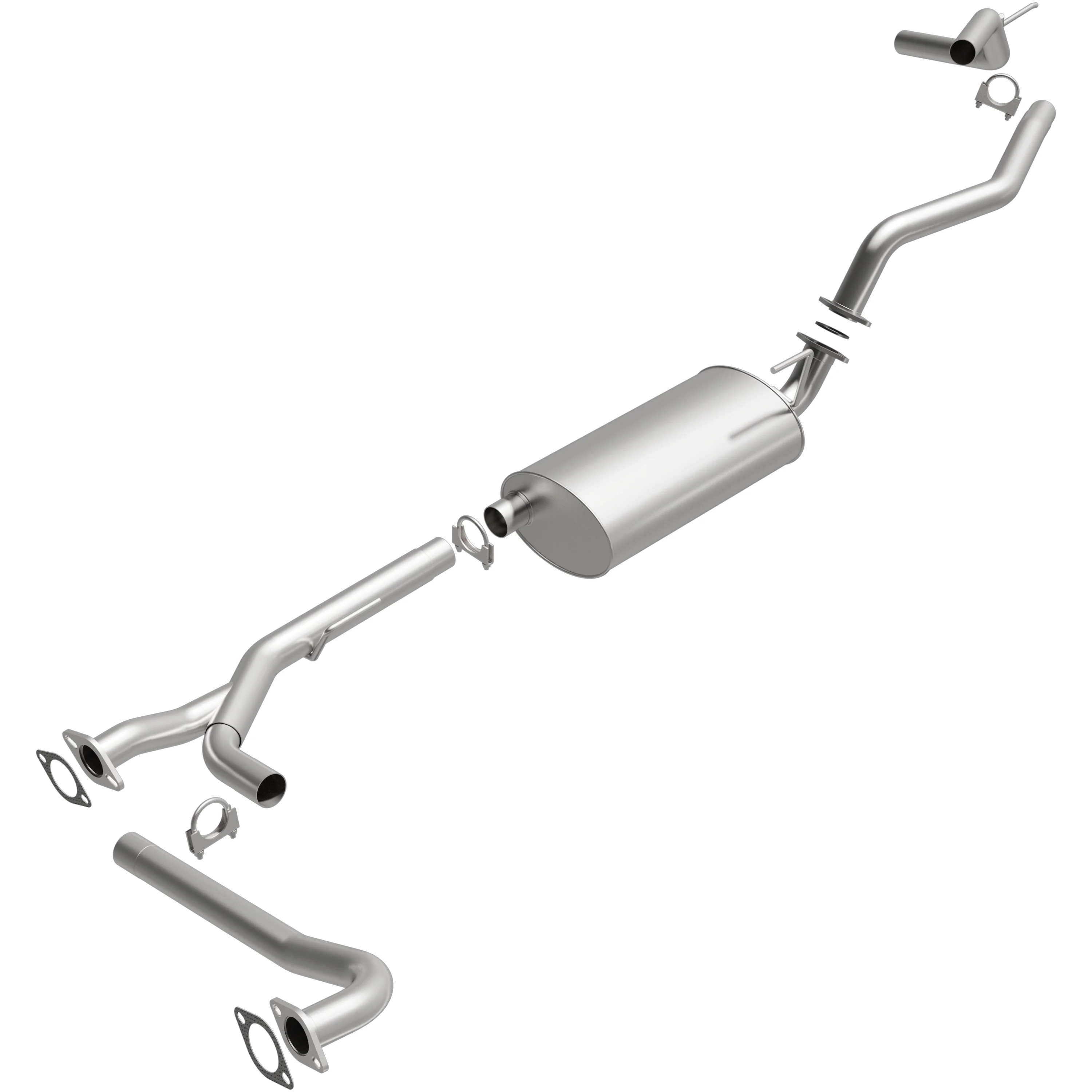 BRExhaust 2004-2006 INFINITI QX56 5.6L Direct-Fit Exhaust System Kit 106-0064 - Image 2