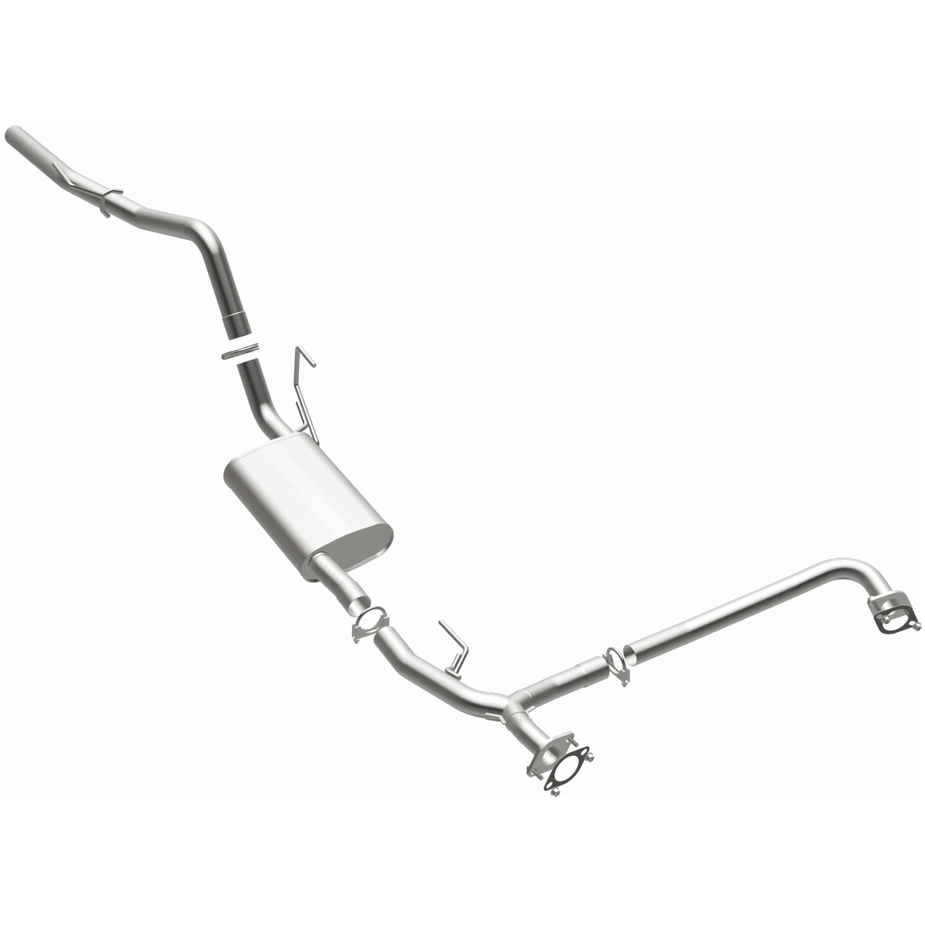 BRExhaust 2005-2014 Nissan Xterra 4.0L Direct-Fit Exhaust System Kit 106-0065 - Image 2