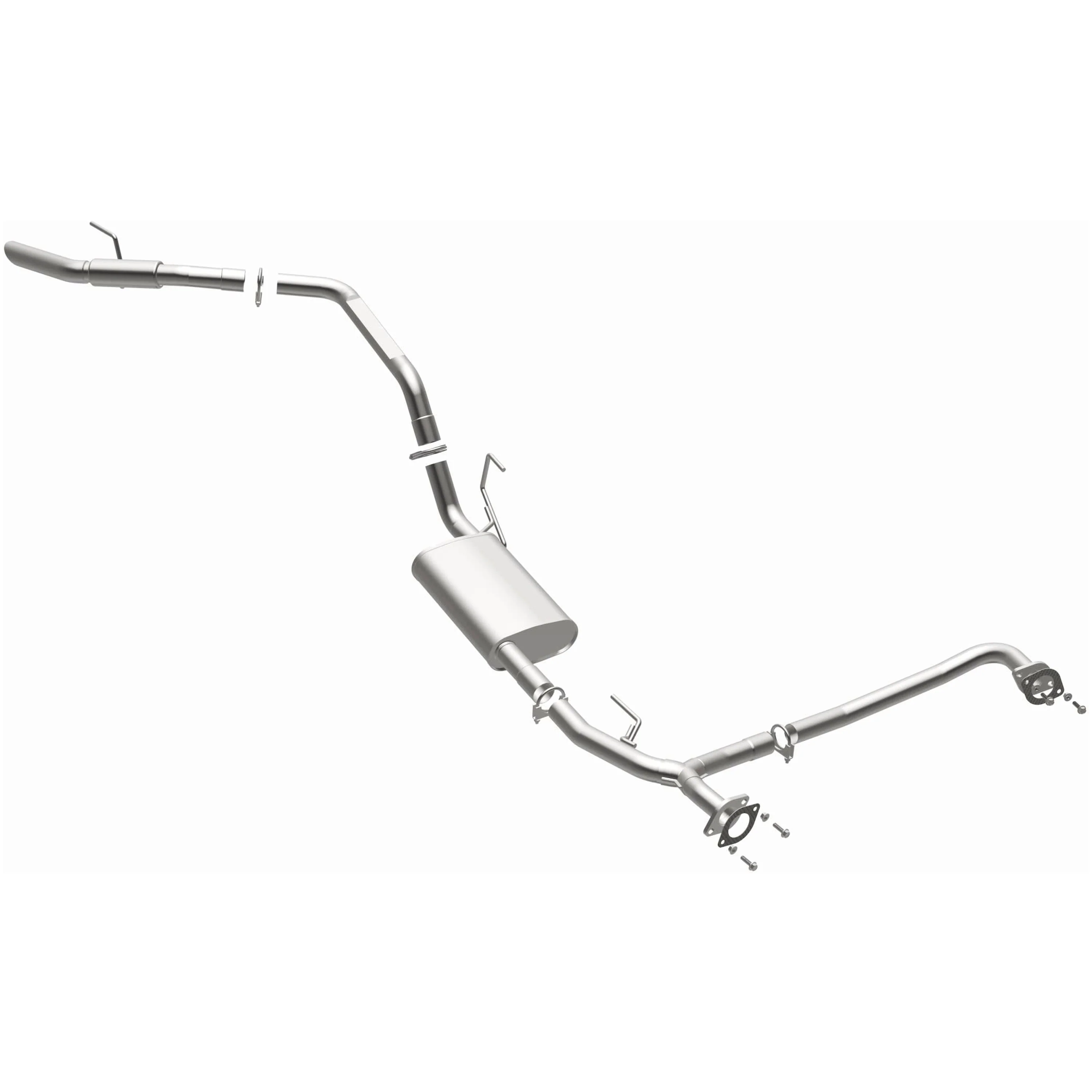 BRExhaust 2005-2012 Nissan Pathfinder 4.0L Direct-Fit Exhaust System Kit 106-0066 - Image 2