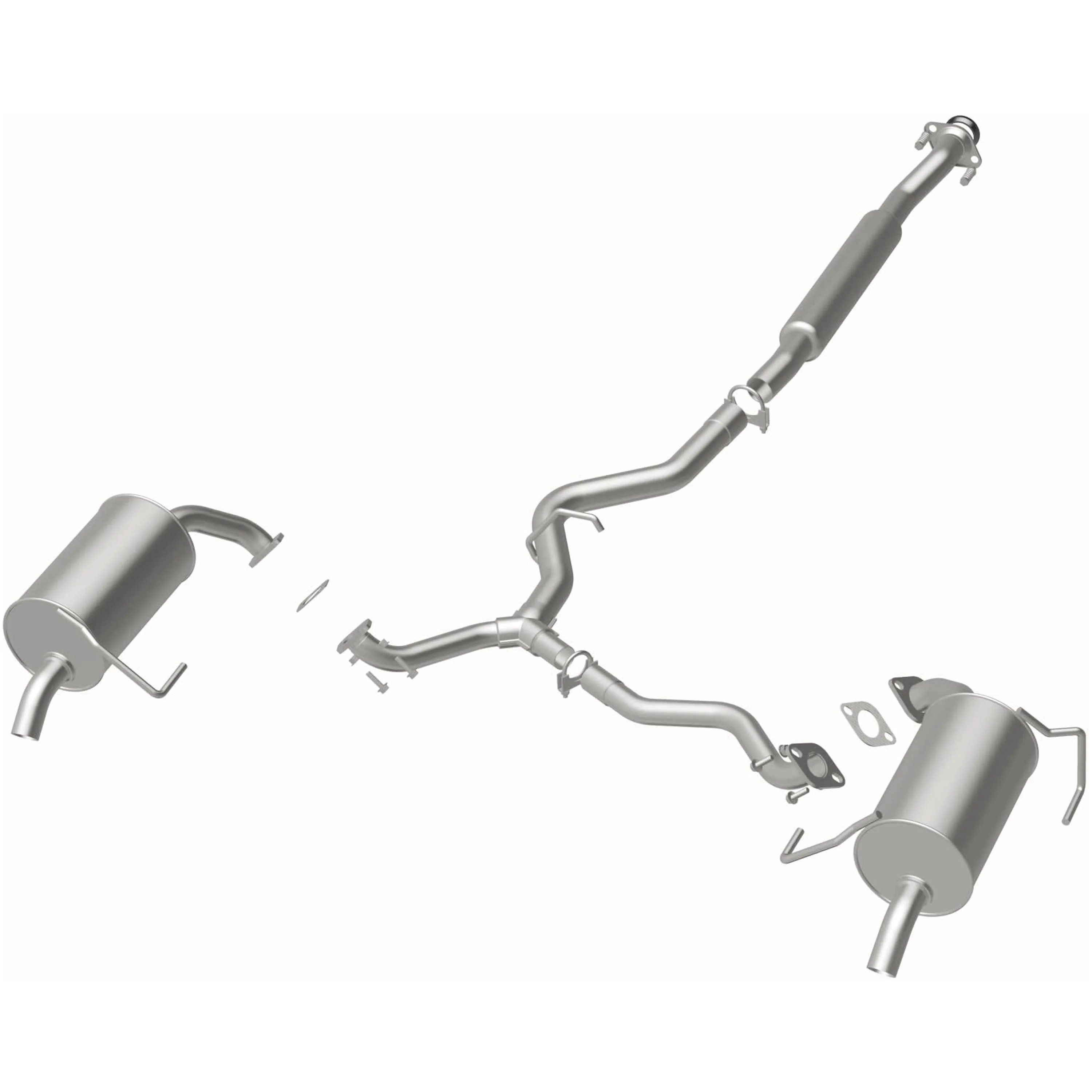 BRExhaust 2005-2009 Subaru Outback 2.5L Direct-Fit Exhaust System Kit 106-0068 - Image 3