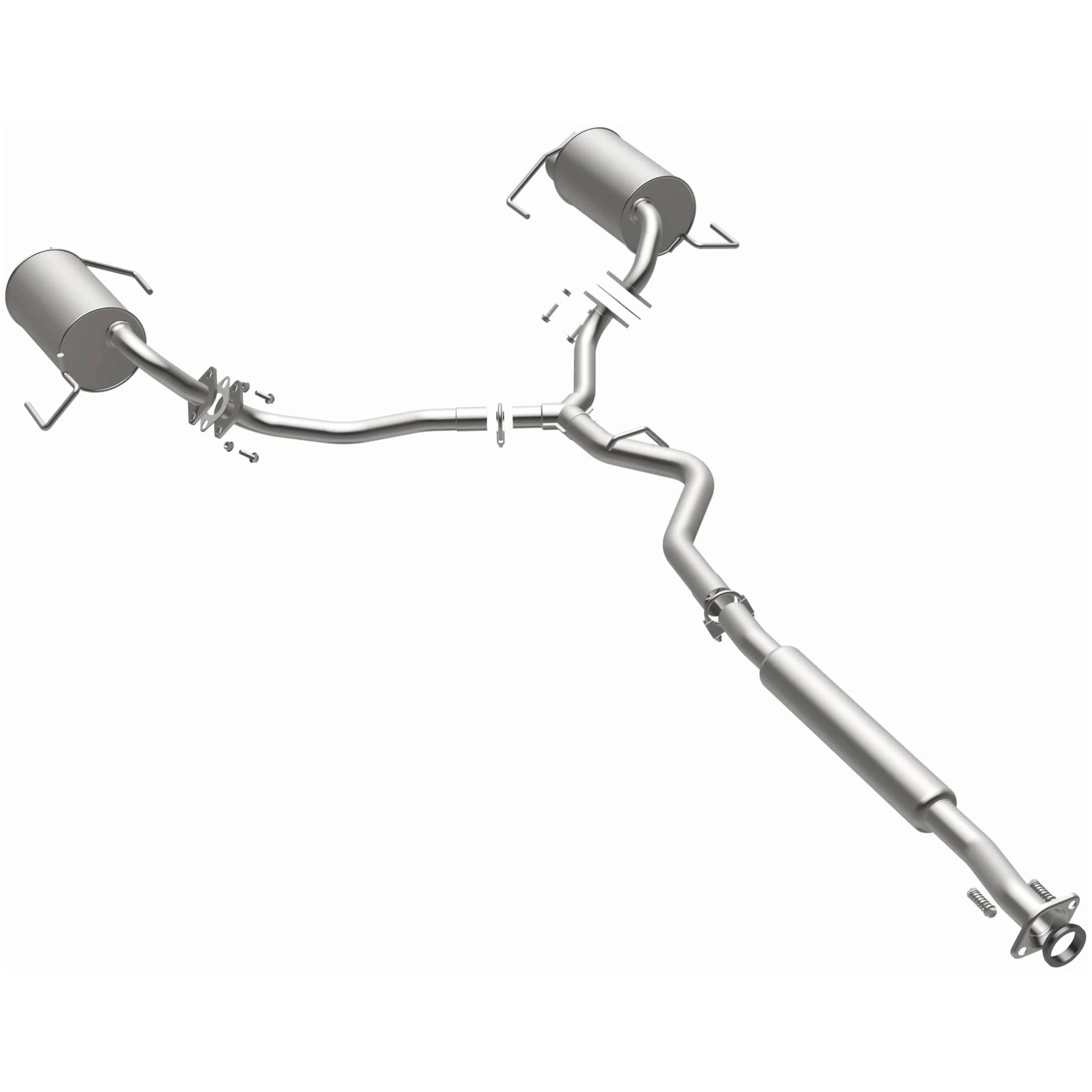 BRExhaust 2005-2009 Subaru Legacy 2.5L Direct-Fit Exhaust System Kit 106-0069 - Image 2