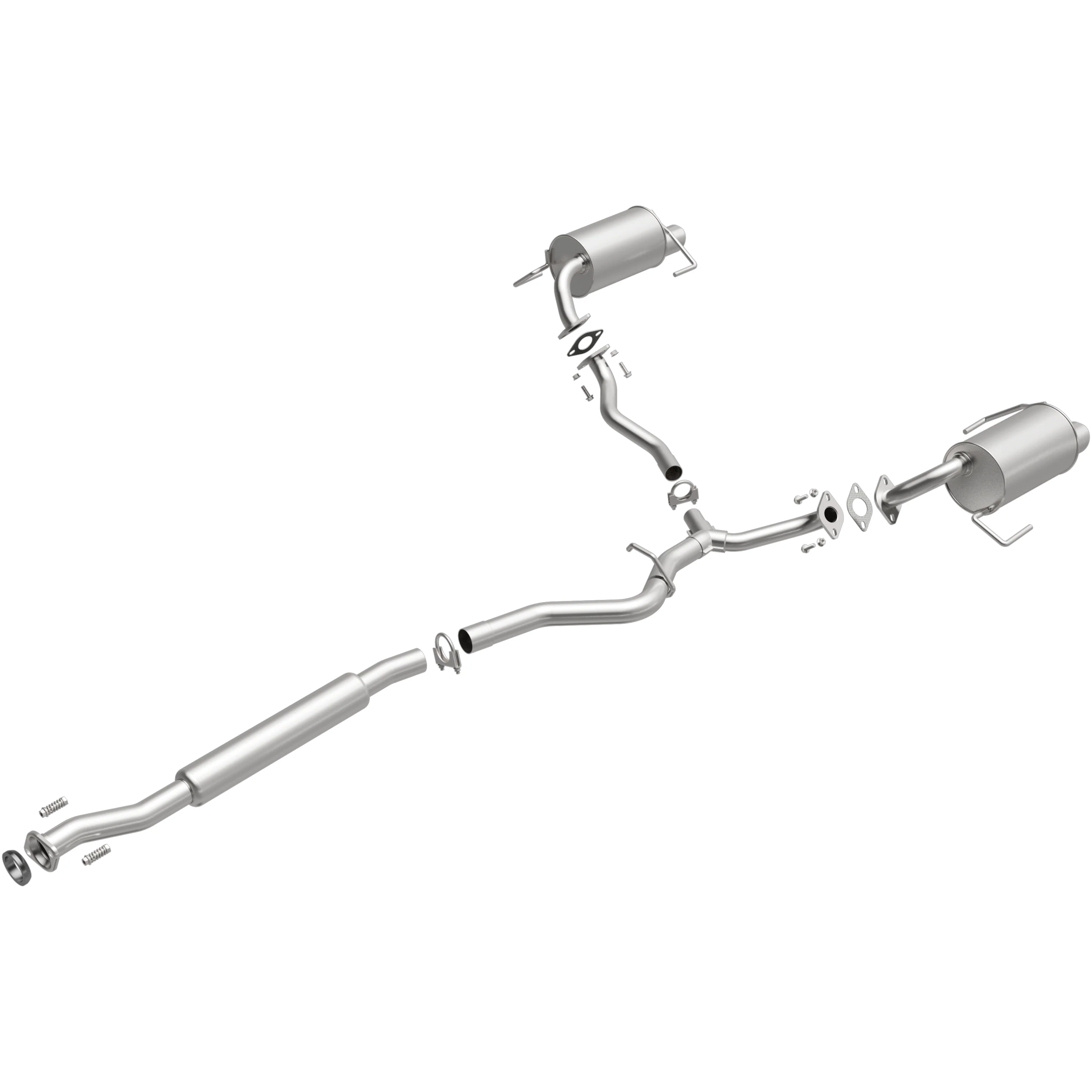 BRExhaust 2005-2009 Subaru Legacy 2.5L Direct-Fit Exhaust System Kit 106-0069 - Image 4