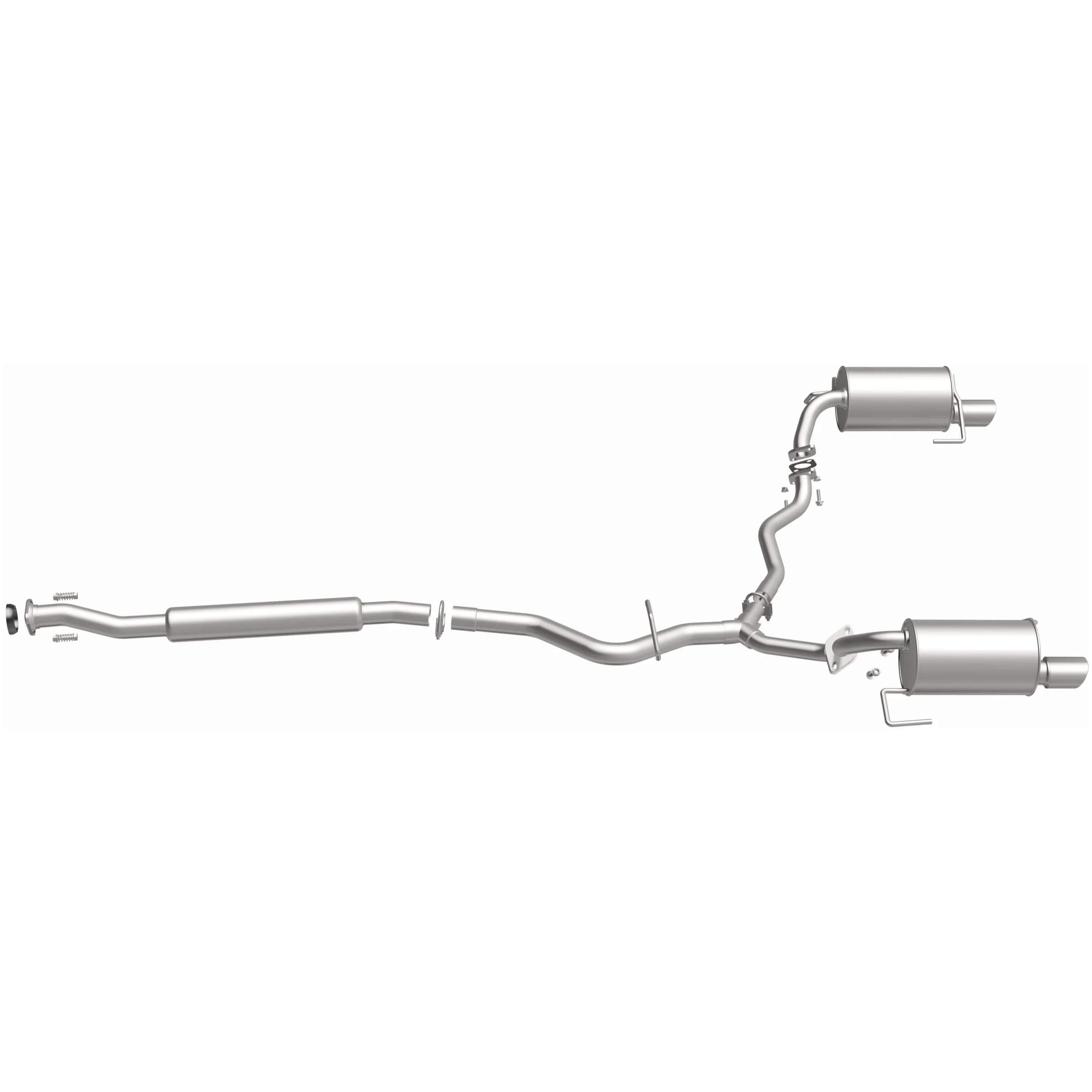 BRExhaust 2005-2009 Subaru Legacy 2.5L Direct-Fit Exhaust System Kit 106-0069 - Image 5