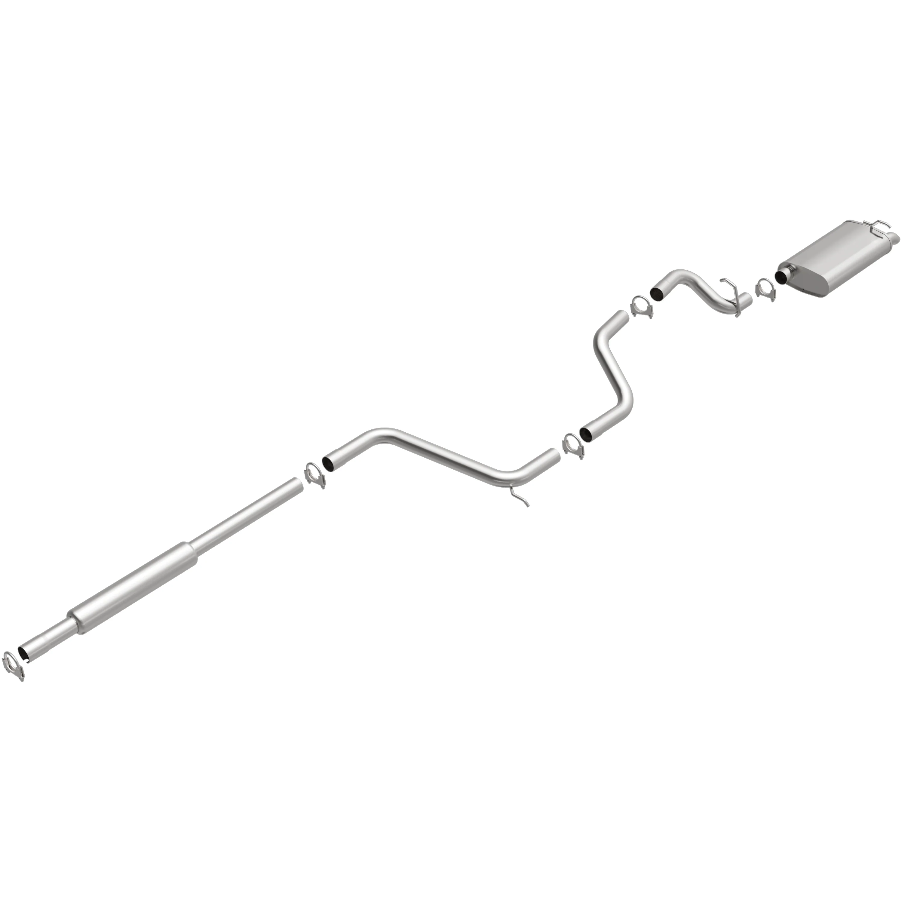 BRExhaust 2000-2007 Ford Taurus 3.0L | 2000-2005 Mercury Sable GS 3.0L Direct-Fit Exhaust System Kit 106-0073 - Image 4
