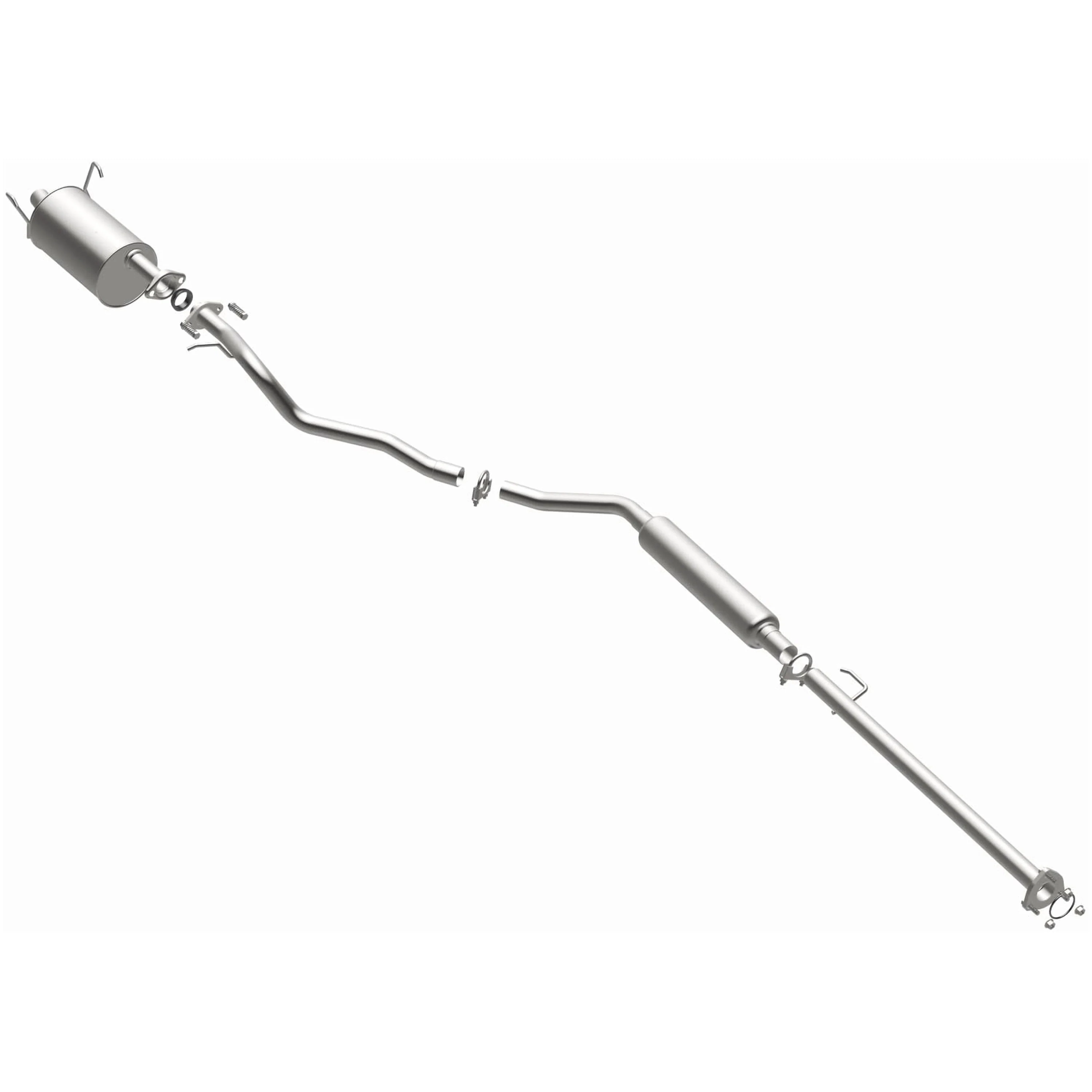 BRExhaust 1997-2001 Honda CR-V 2.0L Direct-Fit Exhaust System Kit 106-0074 - Image 2