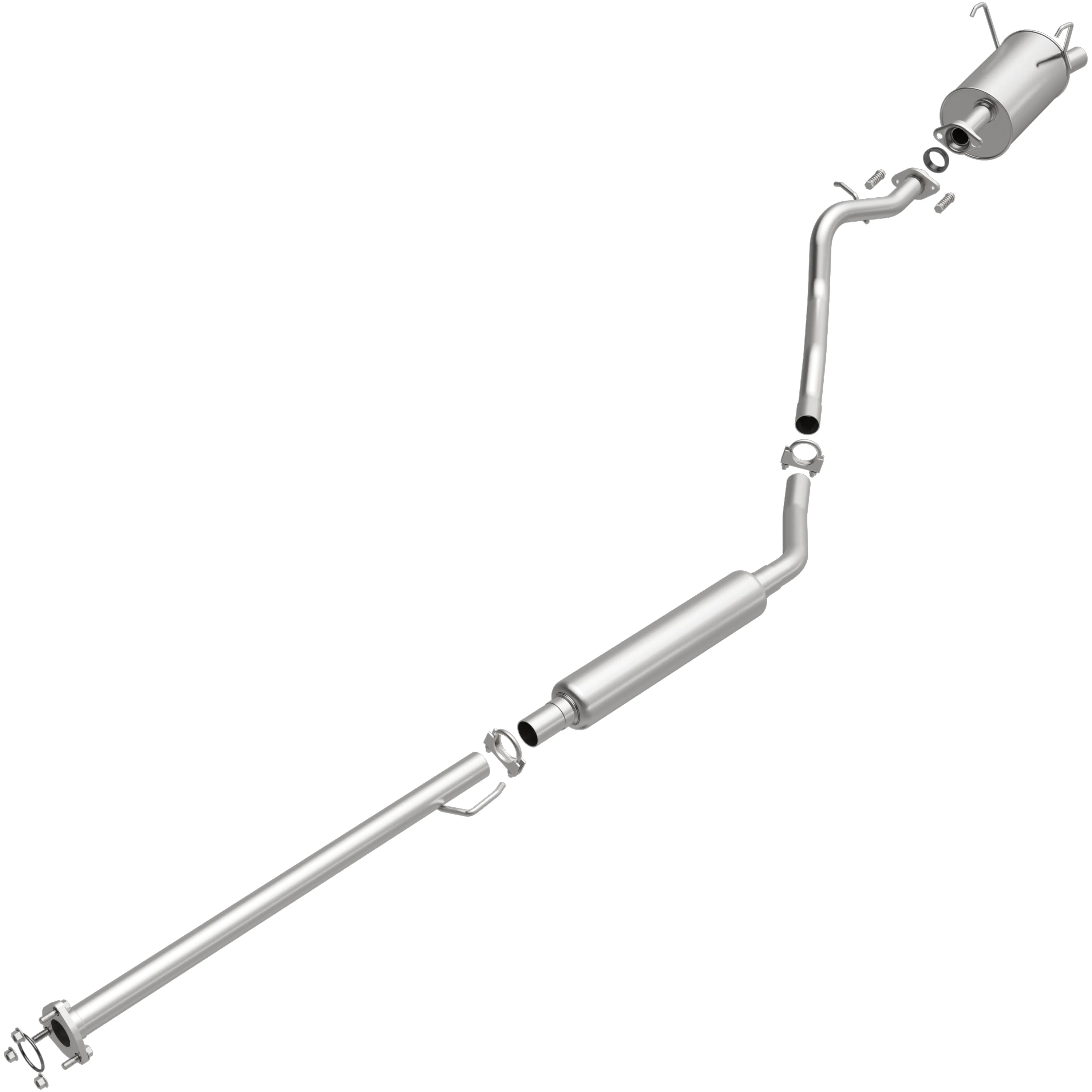 BRExhaust 1997-2001 Honda CR-V 2.0L Direct-Fit Exhaust System Kit 106-0074 - Image 4