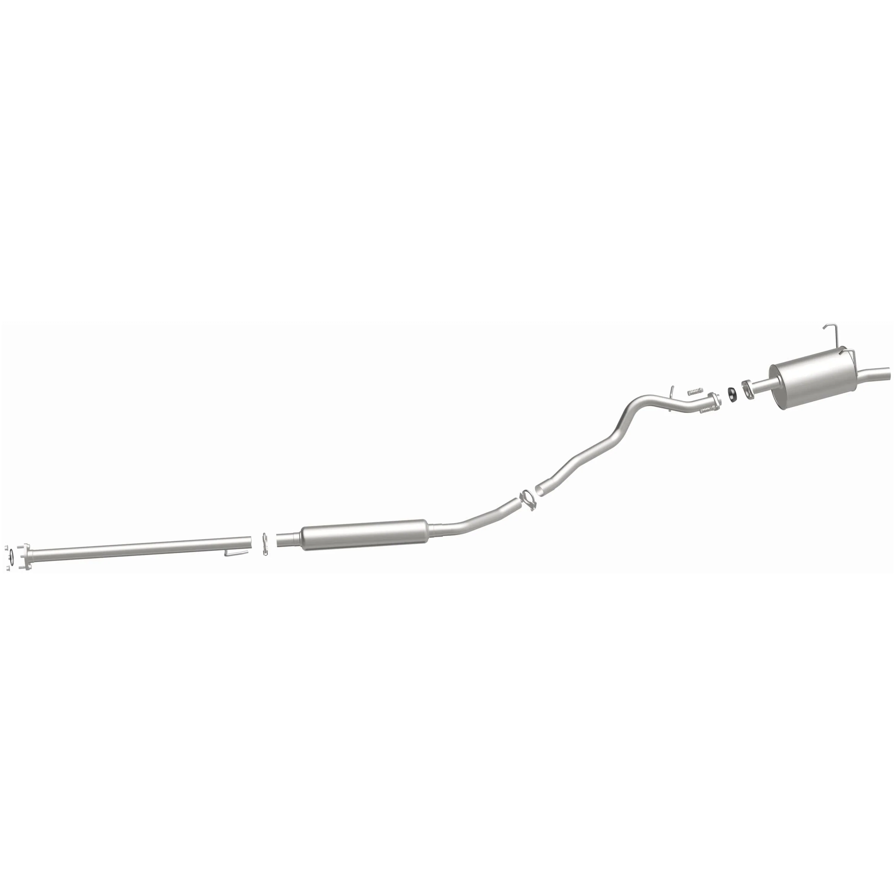 BRExhaust 1997-2001 Honda CR-V 2.0L Direct-Fit Exhaust System Kit 106-0074 - Image 5
