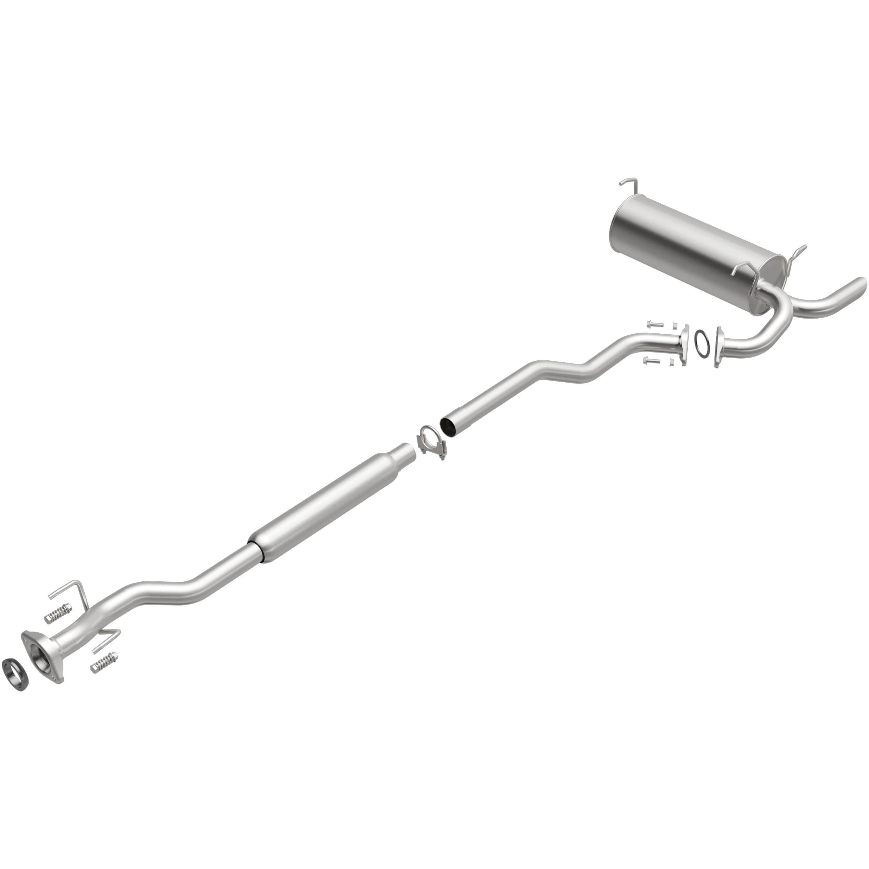 BRExhaust 2011-2017 Nissan Juke 1.6L Direct-Fit Exhaust System Kit 106-0077 - Image 4
