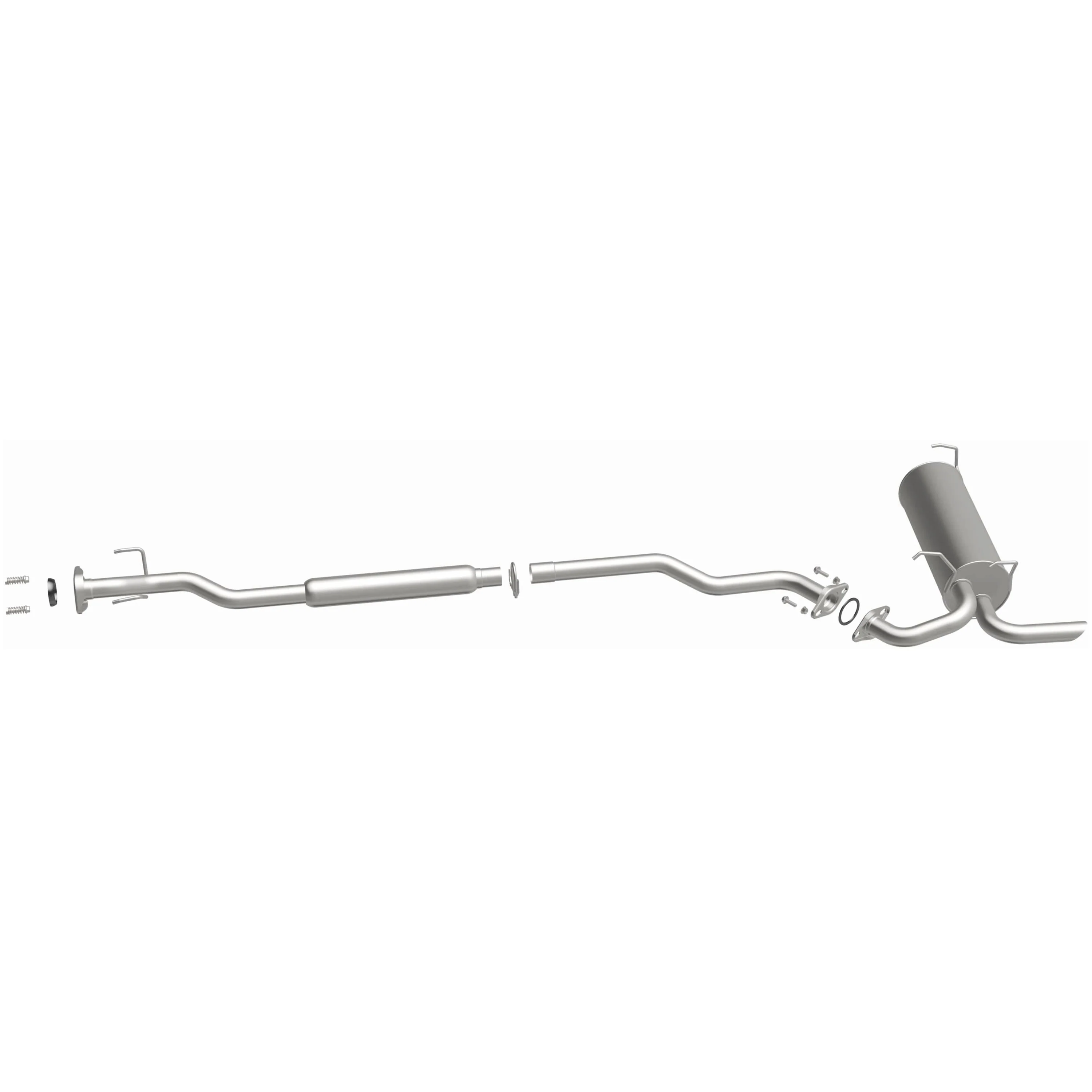 BRExhaust 2011-2017 Nissan Juke 1.6L Direct-Fit Exhaust System Kit 106-0077 - Image 5