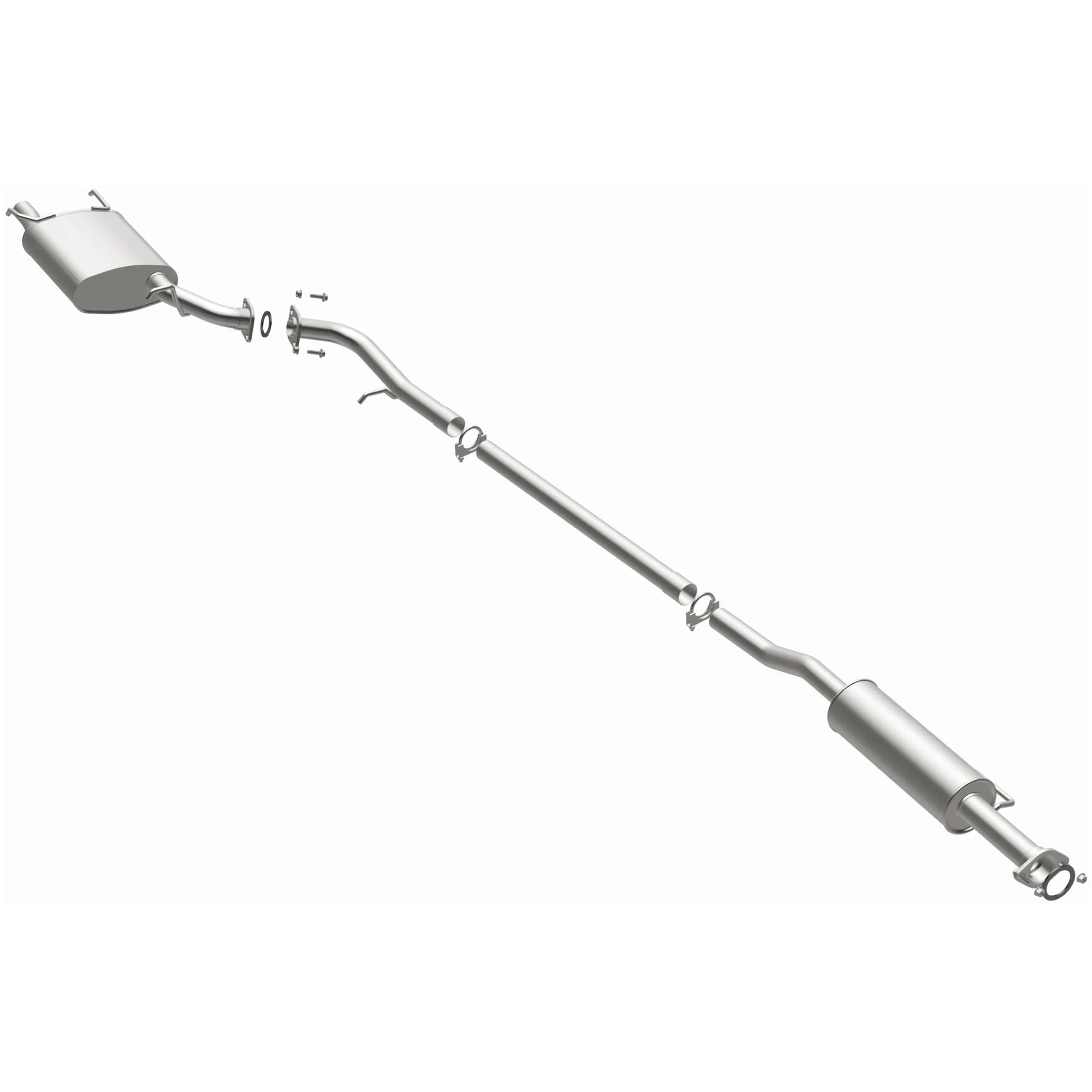 BRExhaust 2007-2011 Toyota Camry 2.4L | 2010-2011 Toyota Camry 2.5L Direct-Fit Exhaust System Kit 106-0078 - Image 2