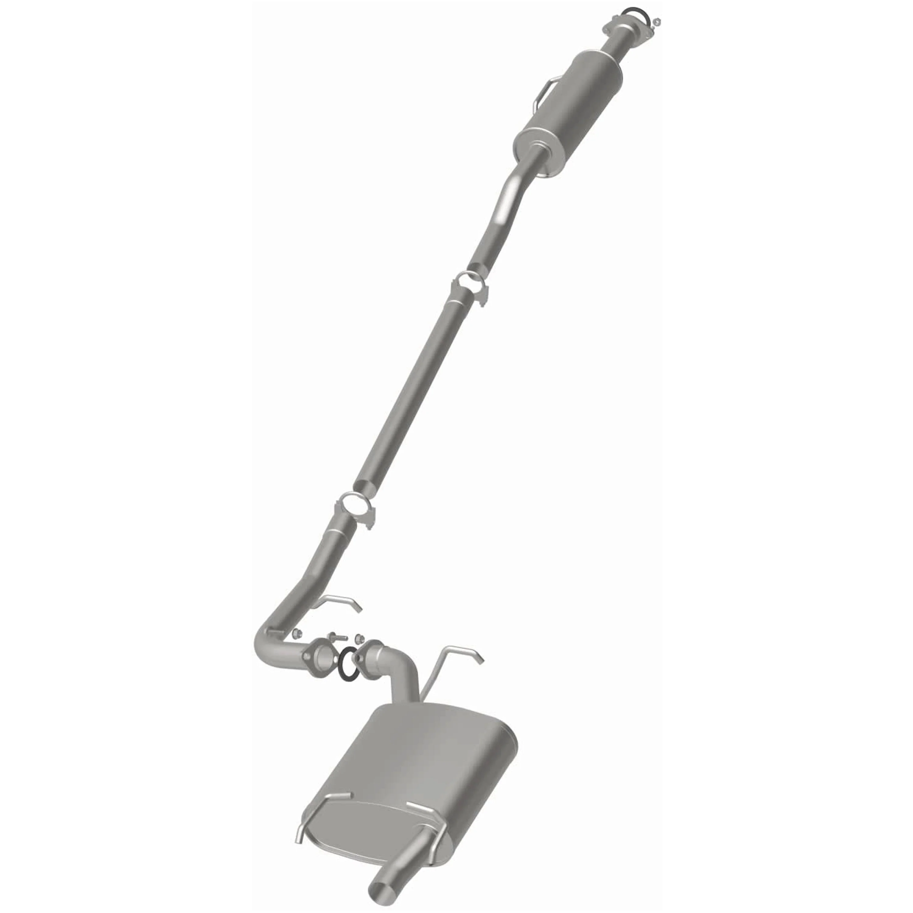 BRExhaust 2007-2011 Toyota Camry 2.4L | 2010-2011 Toyota Camry 2.5L Direct-Fit Exhaust System Kit 106-0078 - Image 3