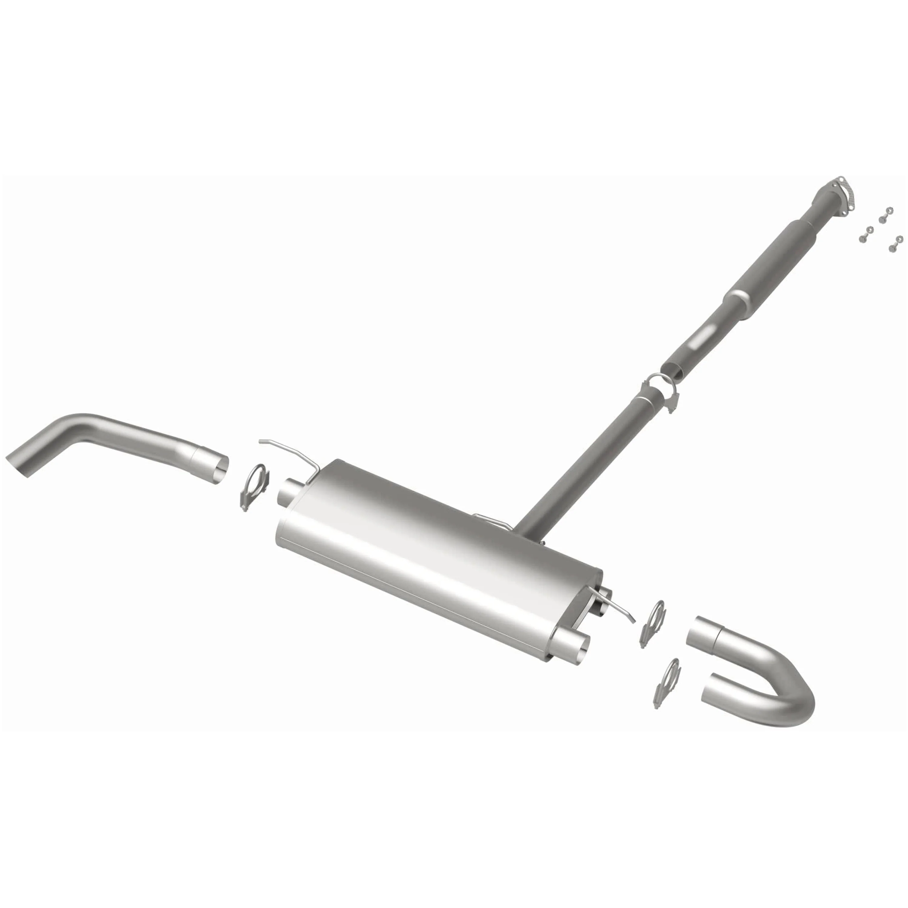 BRExhaust 2005-2006 Chevrolet Equinox 3.4L | 2006 Pontiac Torrent 3.4L Direct-Fit Exhaust System Kit 106-0079 - Image 3