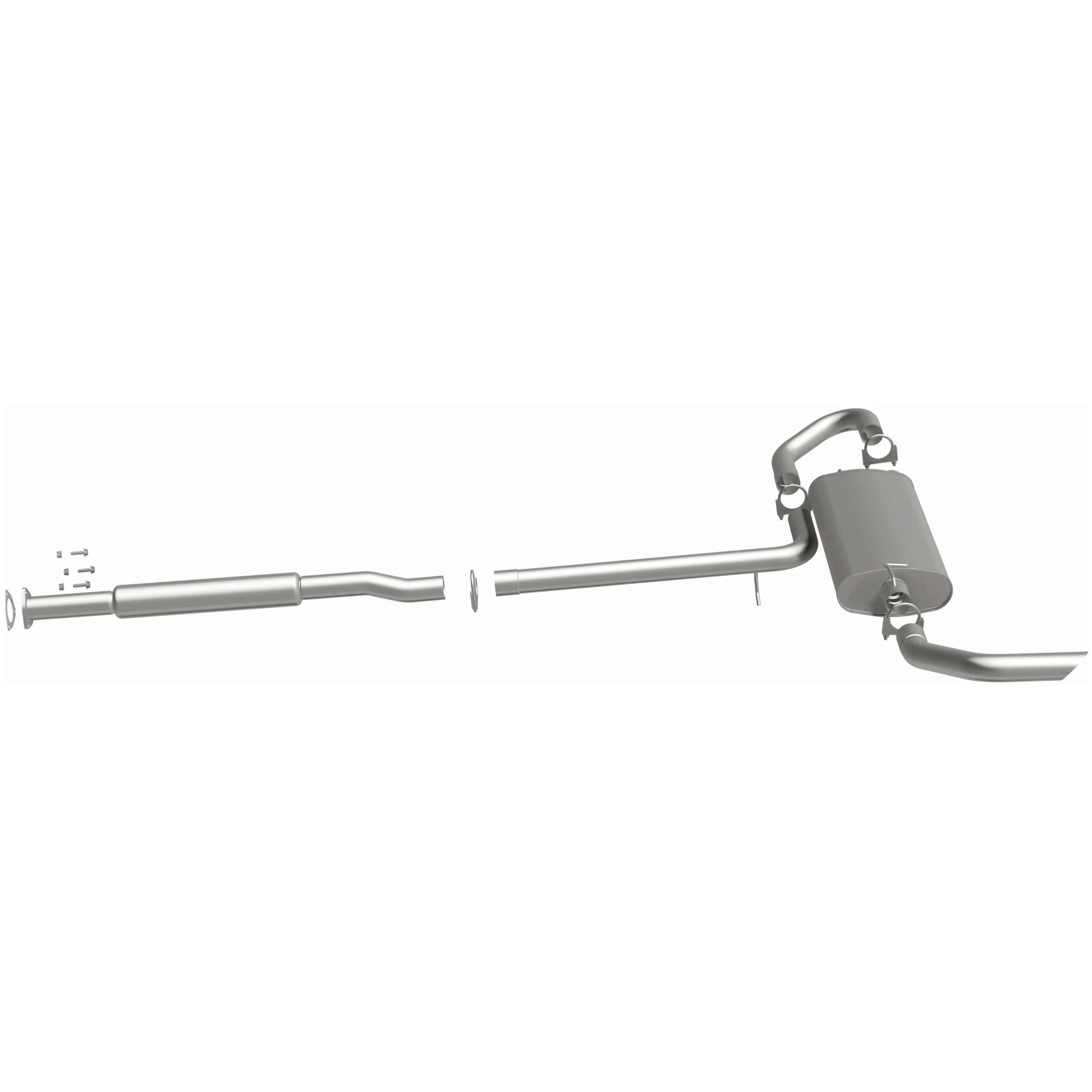 BRExhaust 2005-2006 Chevrolet Equinox 3.4L | 2006 Pontiac Torrent 3.4L Direct-Fit Exhaust System Kit 106-0079 - Image 5
