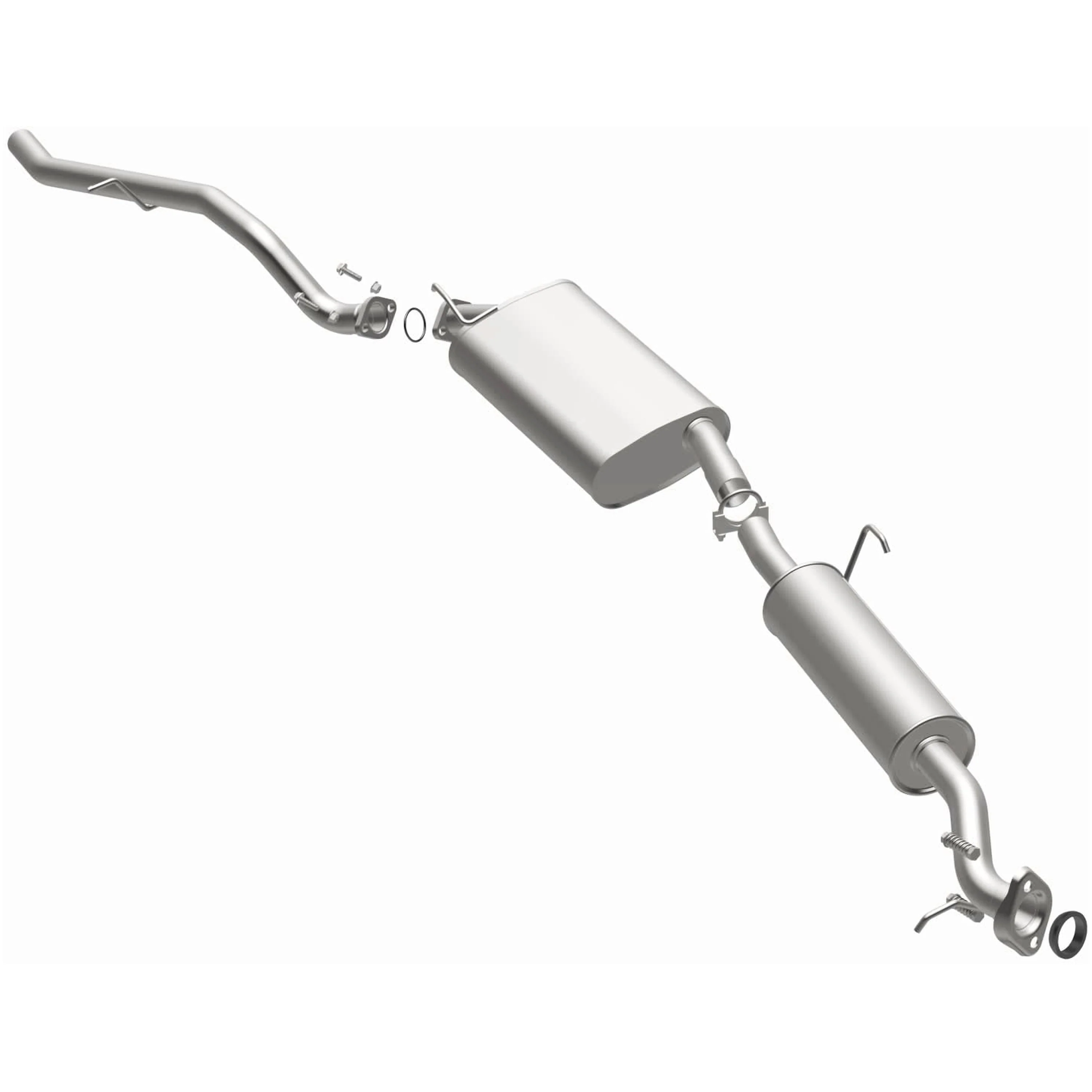 BRExhaust 2003-2011 Honda Element 2.4L Direct-Fit Exhaust System Kit 106-0080 - Image 2