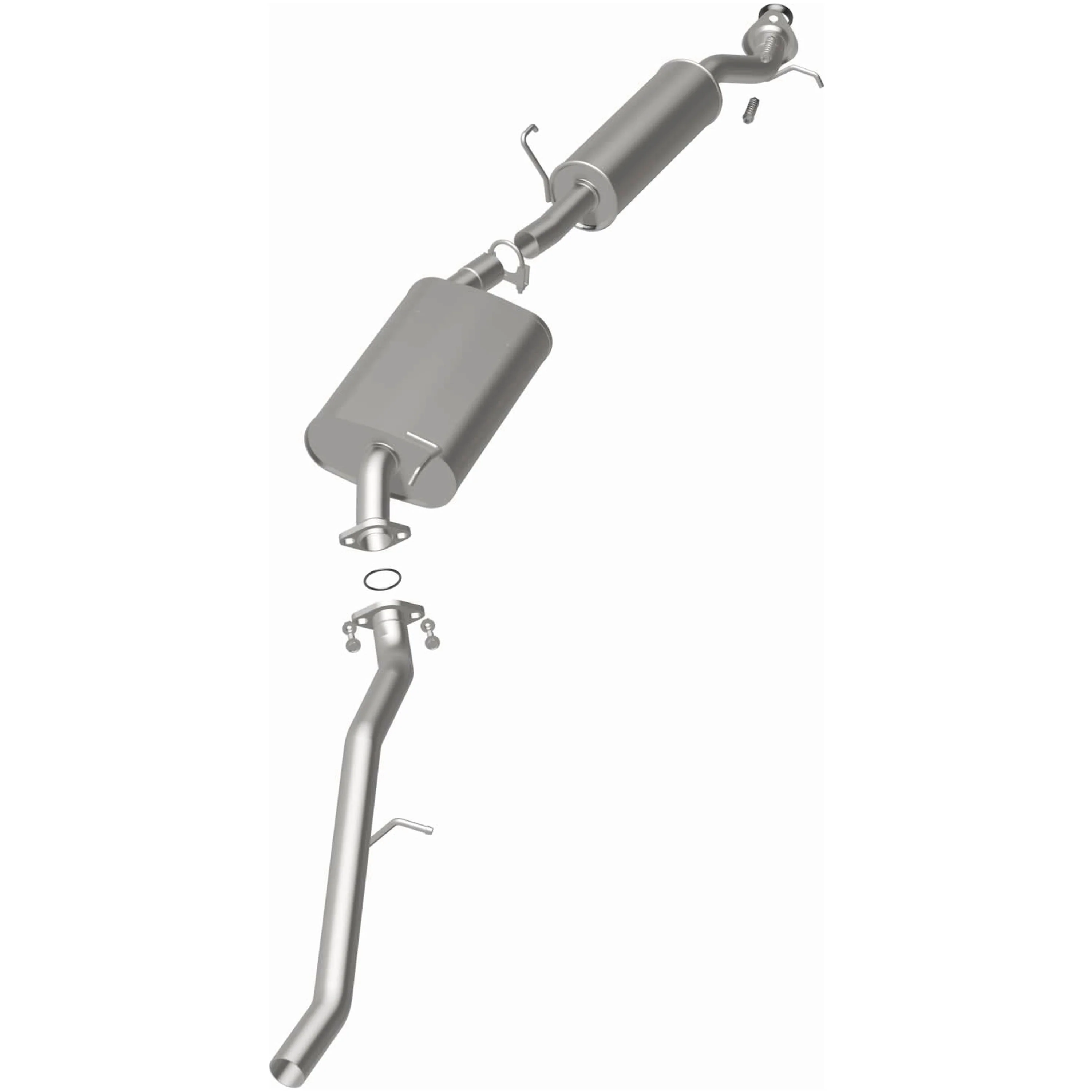 BRExhaust 2003-2011 Honda Element 2.4L Direct-Fit Exhaust System Kit 106-0080 - Image 3