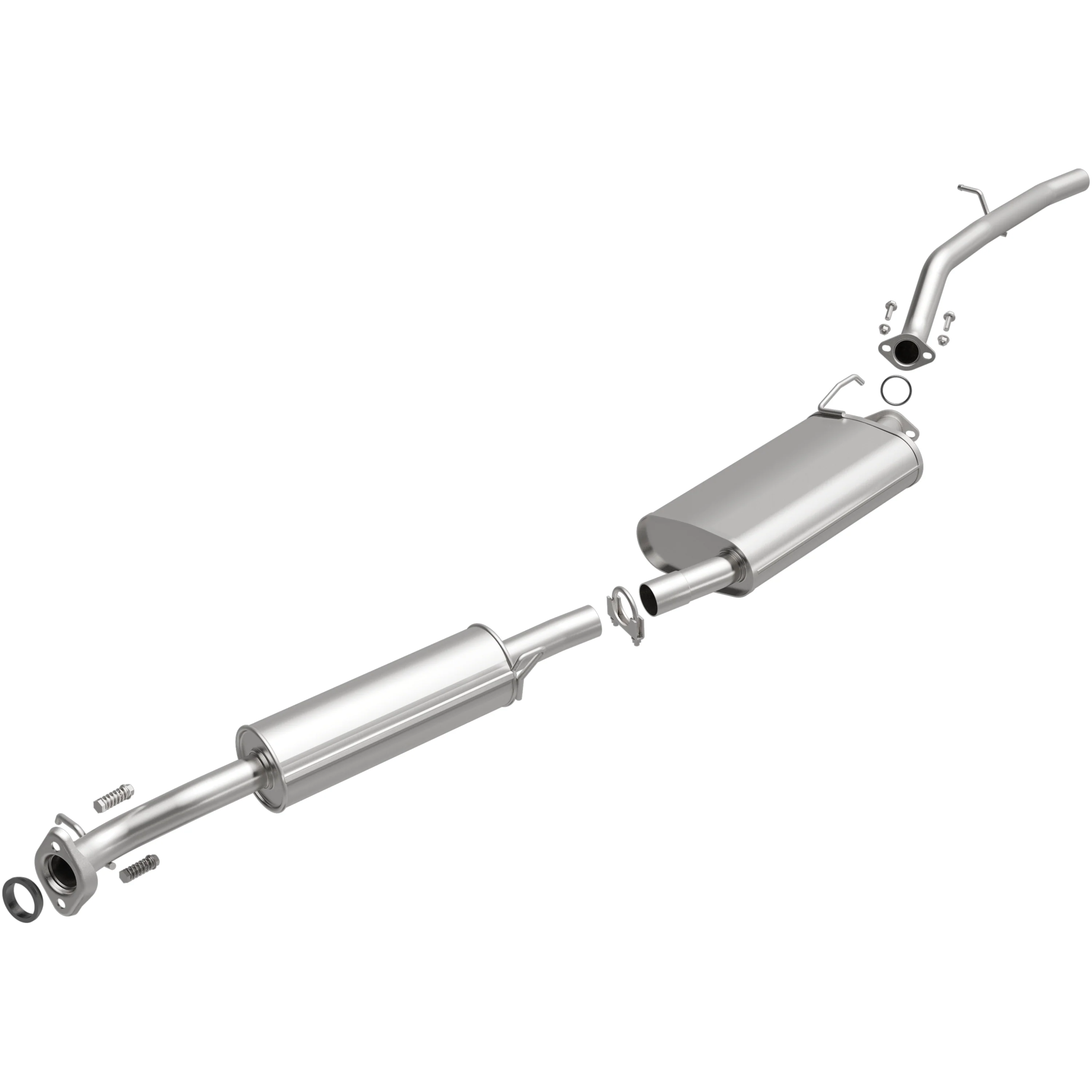 BRExhaust 2003-2011 Honda Element 2.4L Direct-Fit Exhaust System Kit 106-0080 - Image 4