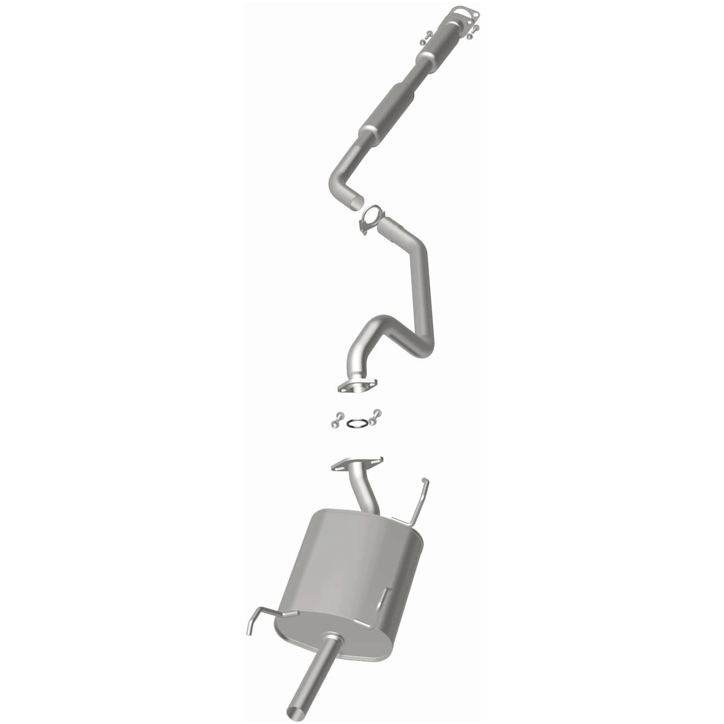 BRExhaust 2000-2001 Nissan Sentra 1.8L Direct-Fit Exhaust System Kit 106-0084 - Image 3