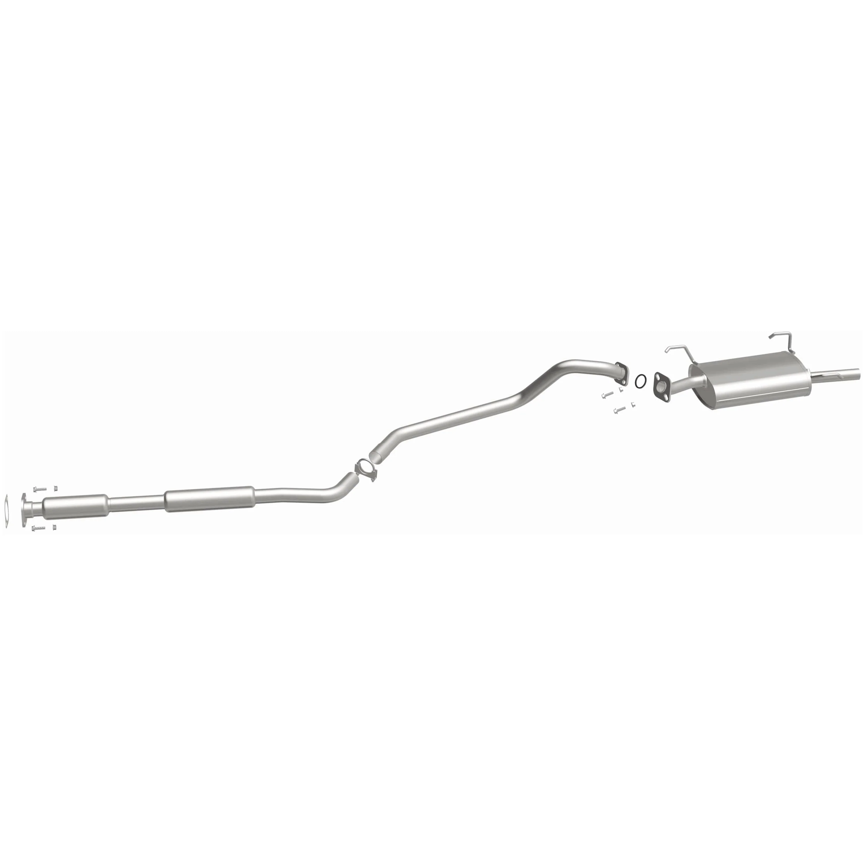 BRExhaust 2000-2001 Nissan Sentra 1.8L Direct-Fit Exhaust System Kit 106-0084 - Image 5