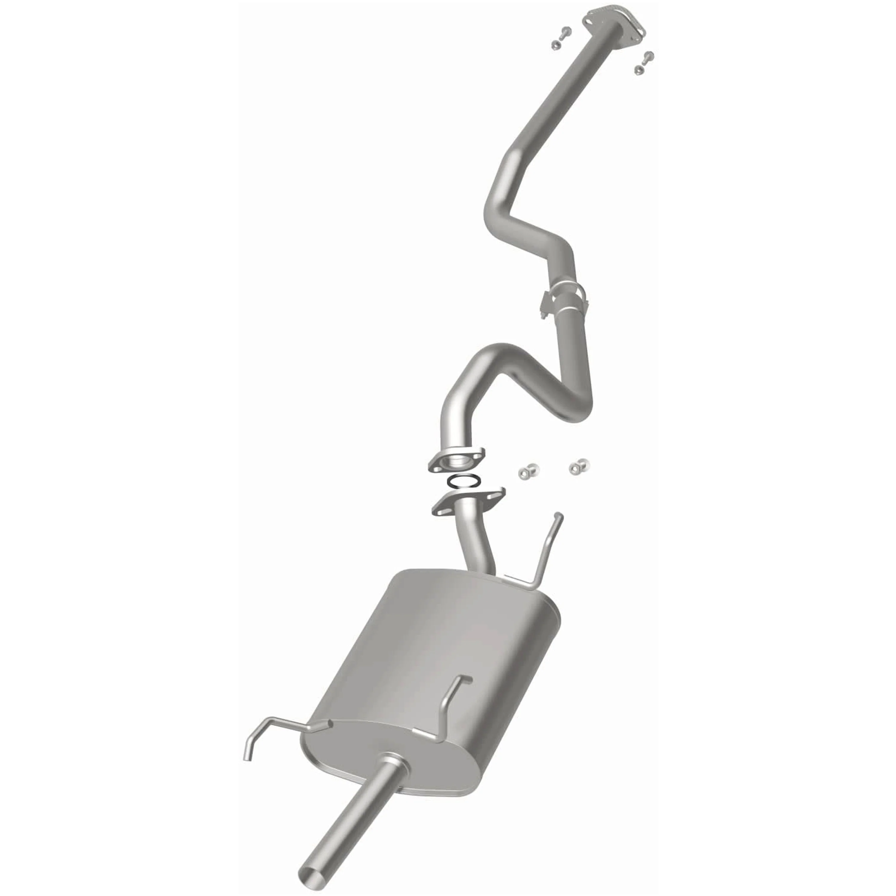BRExhaust 2000-2006 Nissan Sentra 1.8L Direct-Fit Exhaust System Kit 106-0085 - Image 3