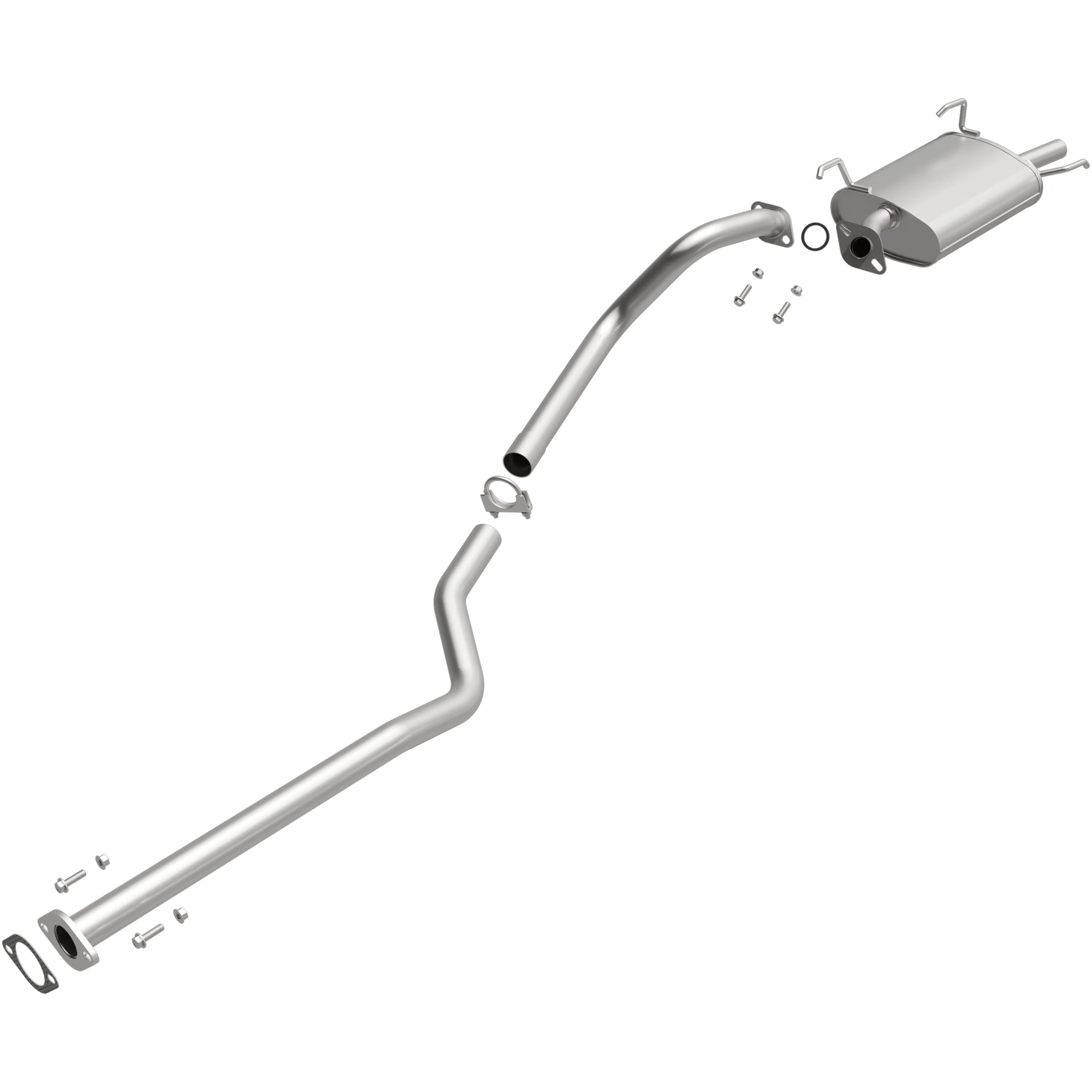 BRExhaust 2000-2006 Nissan Sentra 1.8L Direct-Fit Exhaust System Kit 106-0085 - Image 4