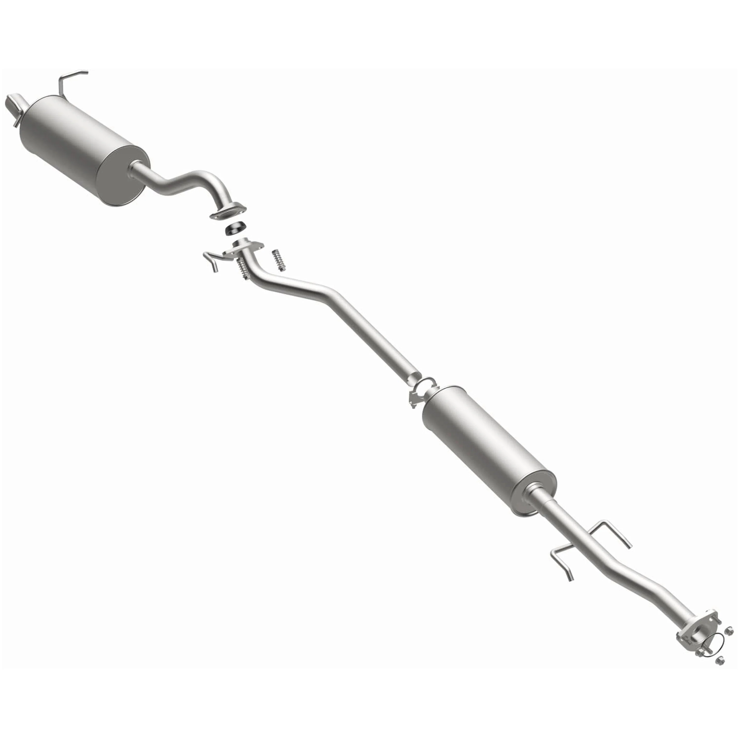 BRExhaust 2007-2009 Honda CR-V 2.4L Direct-Fit Exhaust System Kit 106-0086 - Image 2