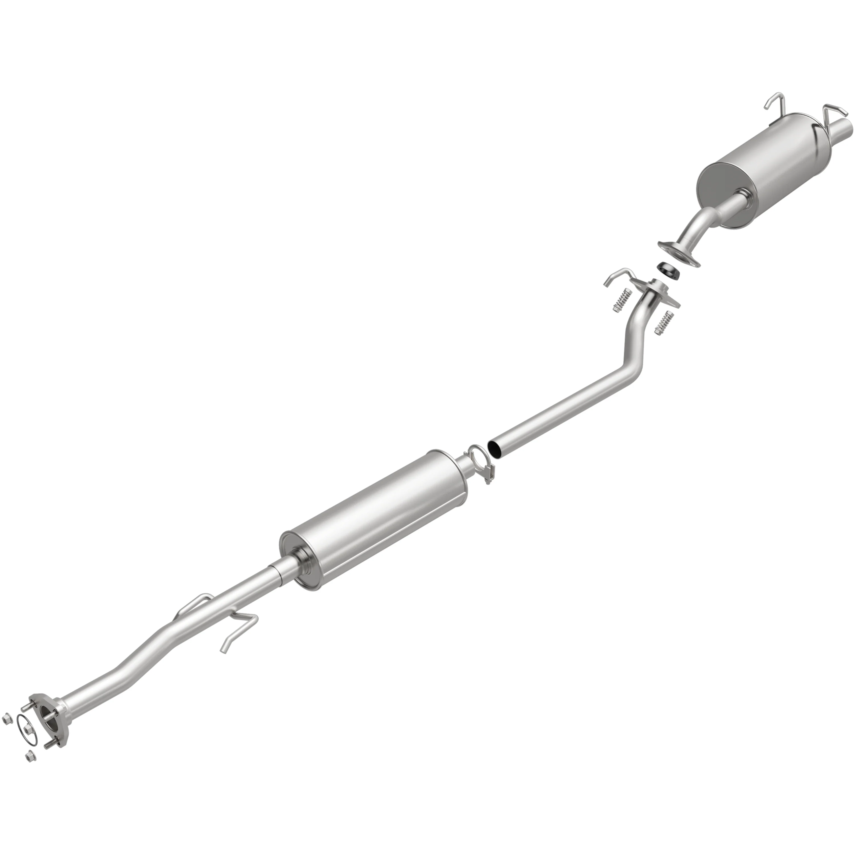 BRExhaust 2007-2009 Honda CR-V 2.4L Direct-Fit Exhaust System Kit 106-0086 - Image 4