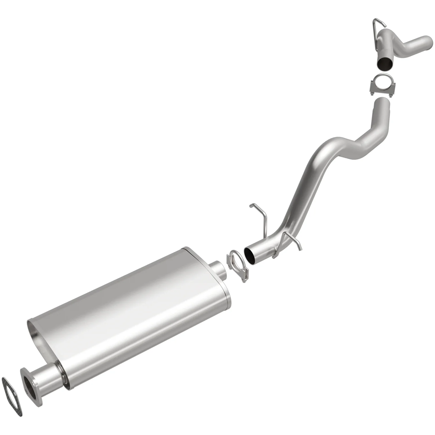 BRExhaust 2000-2005 Chevrolet Blazer 4.3L | 2000-2002 GMC Jimmy 4.3L Direct-Fit Exhaust System Kit 106-0091 - Image 2
