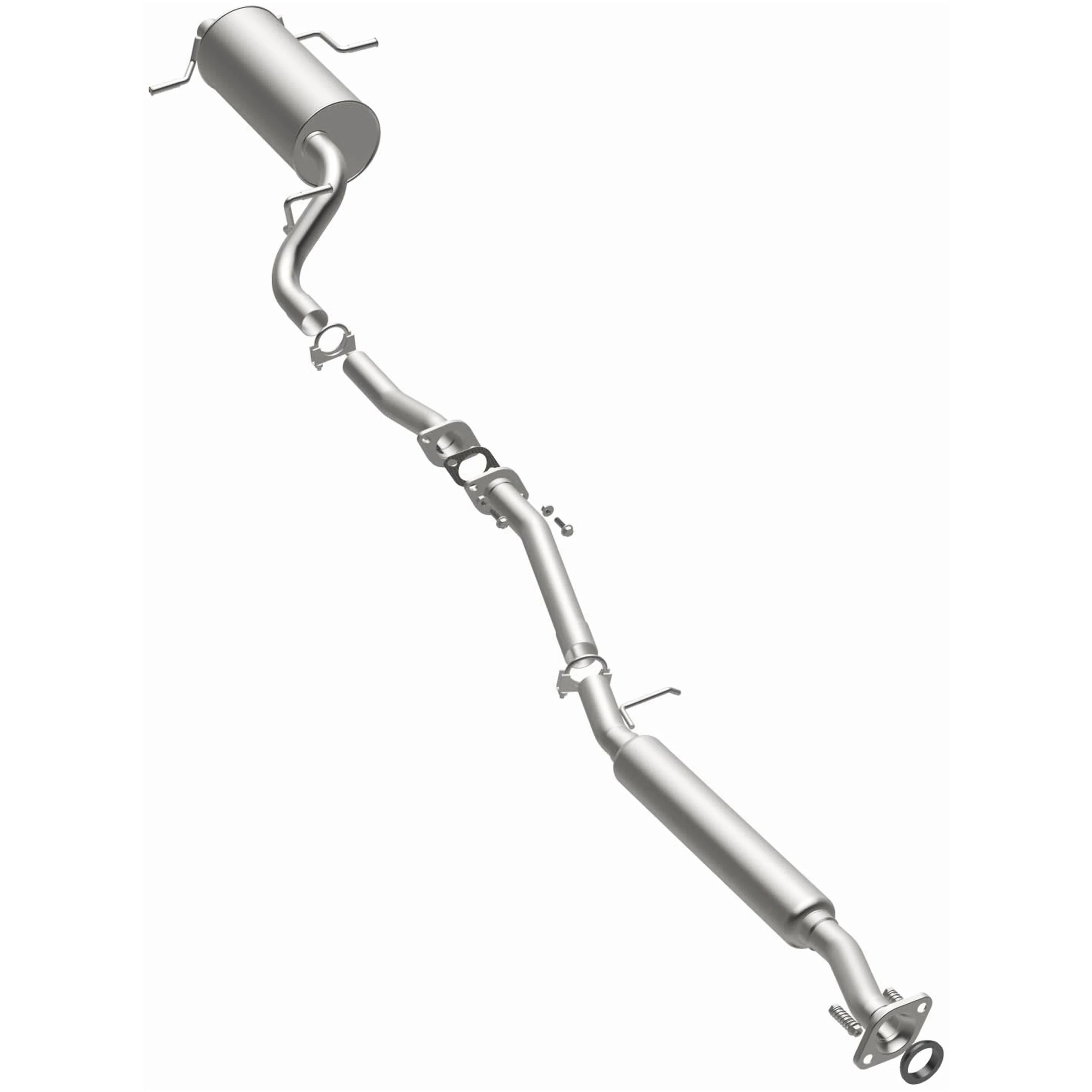 BRExhaust 2006-2007 Subaru Impreza 2.5L | 2006 Saab 9-2X 2.5L Direct-Fit Exhaust System Kit 106-0093 - Image 2