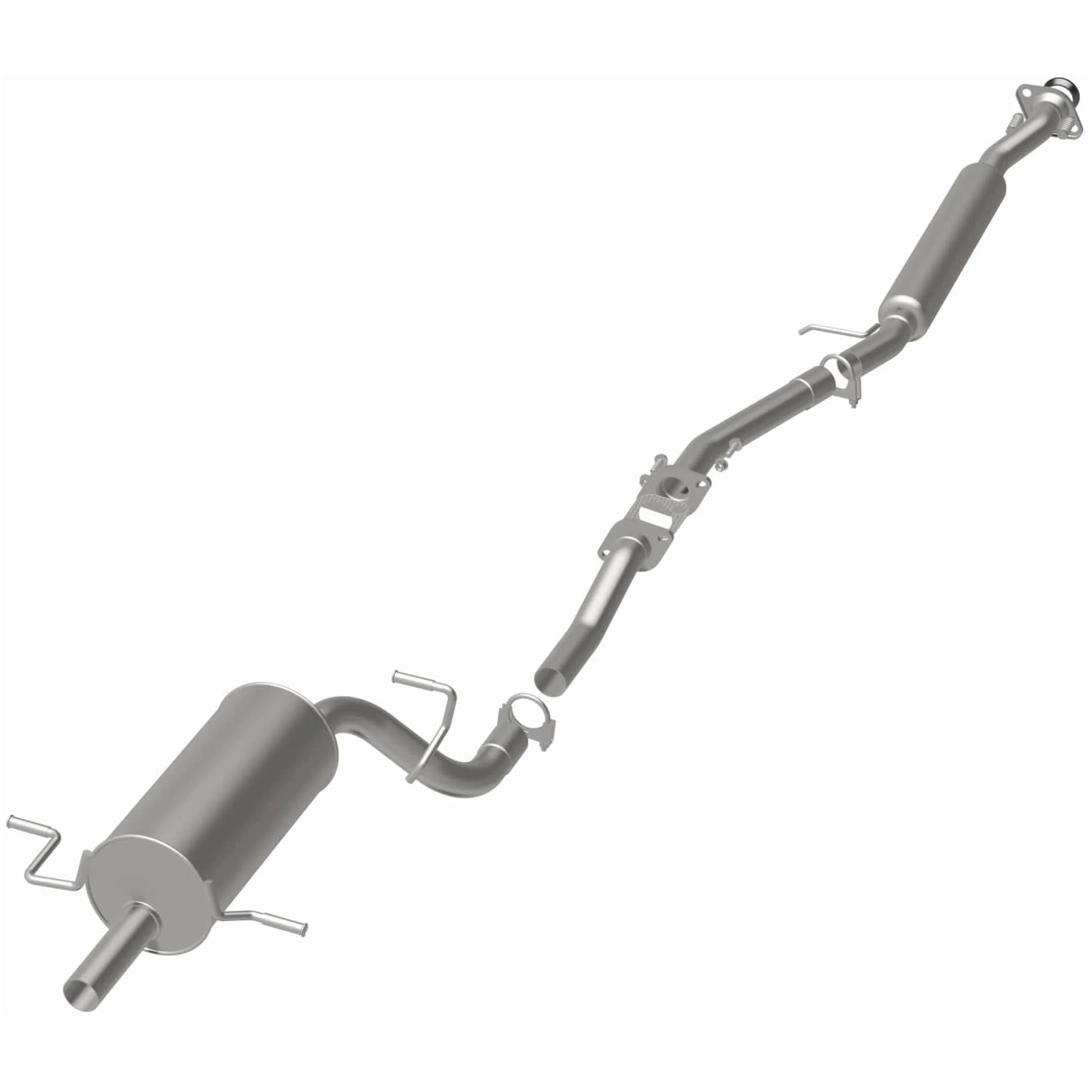 BRExhaust 2006-2007 Subaru Impreza 2.5L | 2006 Saab 9-2X 2.5L Direct-Fit Exhaust System Kit 106-0093 - Image 3