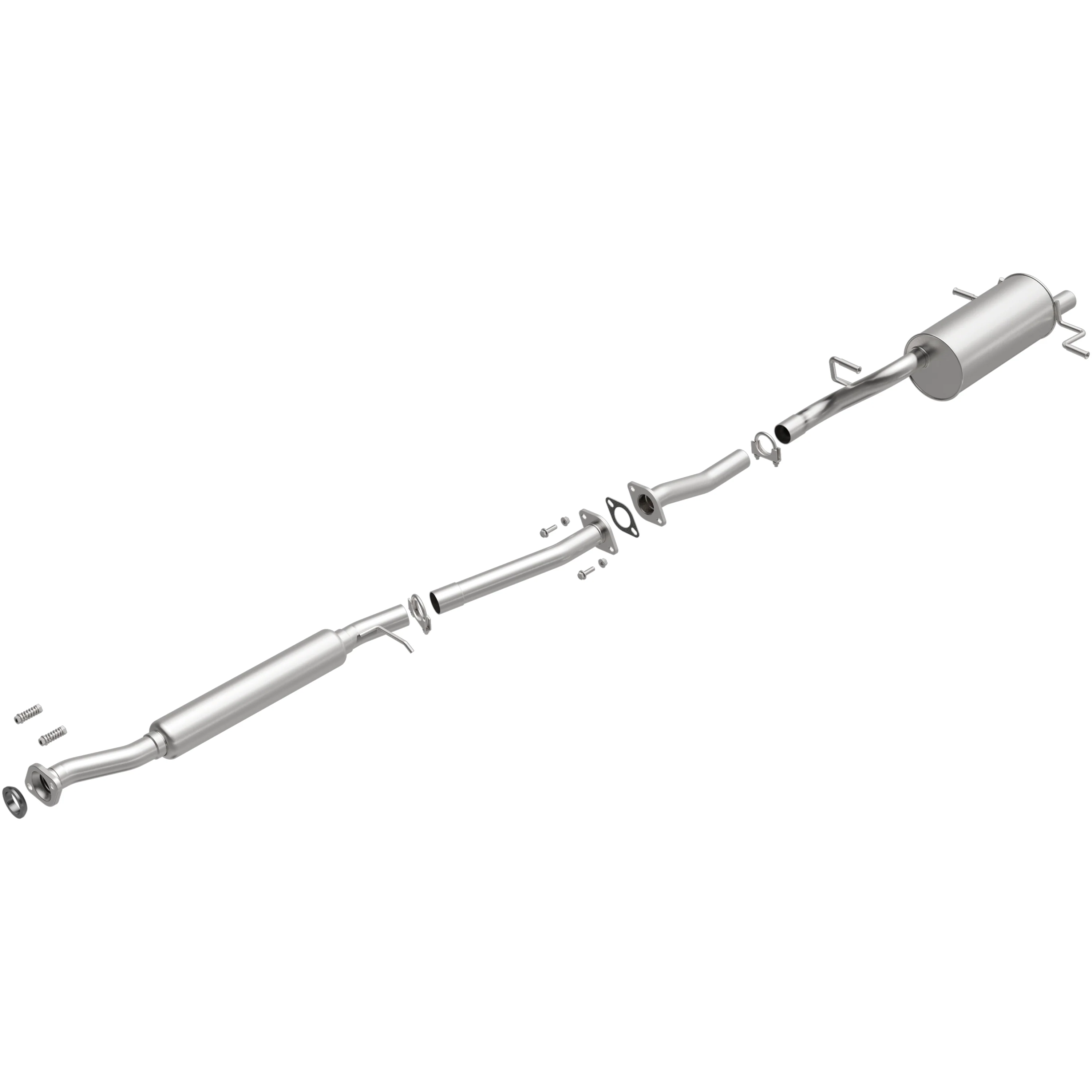 BRExhaust 2006-2007 Subaru Impreza 2.5L | 2006 Saab 9-2X 2.5L Direct-Fit Exhaust System Kit 106-0093 - Image 4