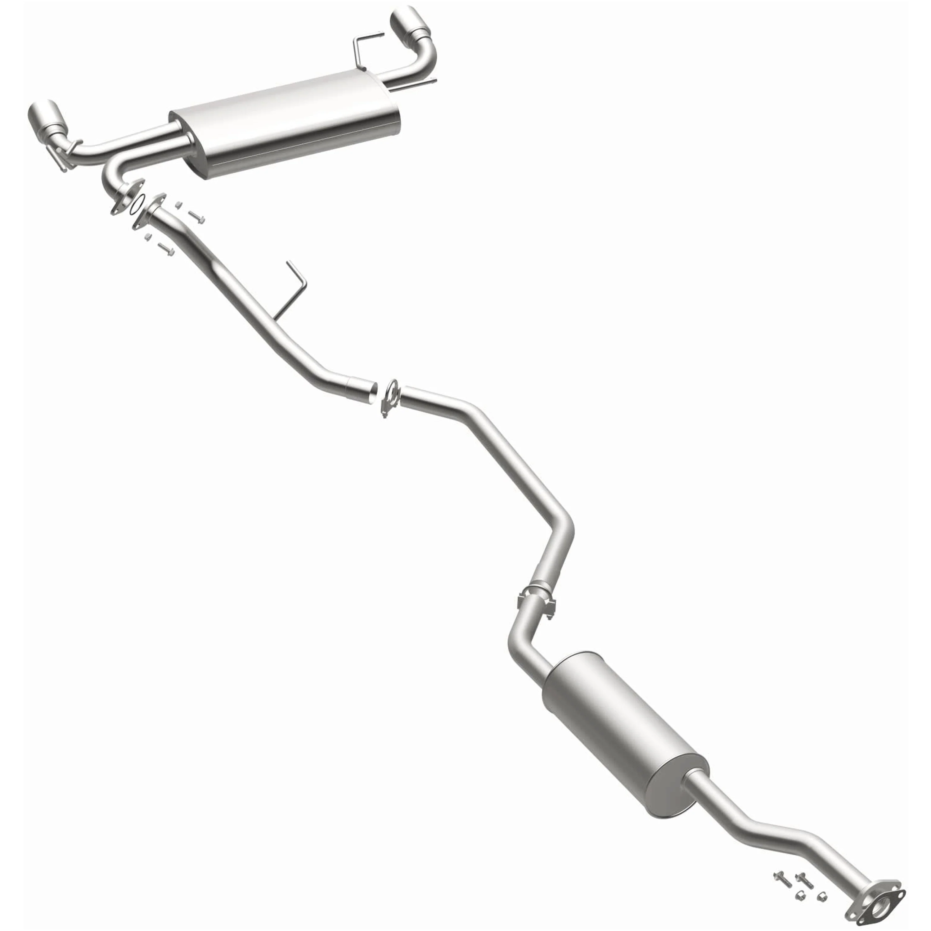 BRExhaust 2003-2007 Nissan Murano 3.5L Direct-Fit Exhaust System Kit 106-0098 - Image 2