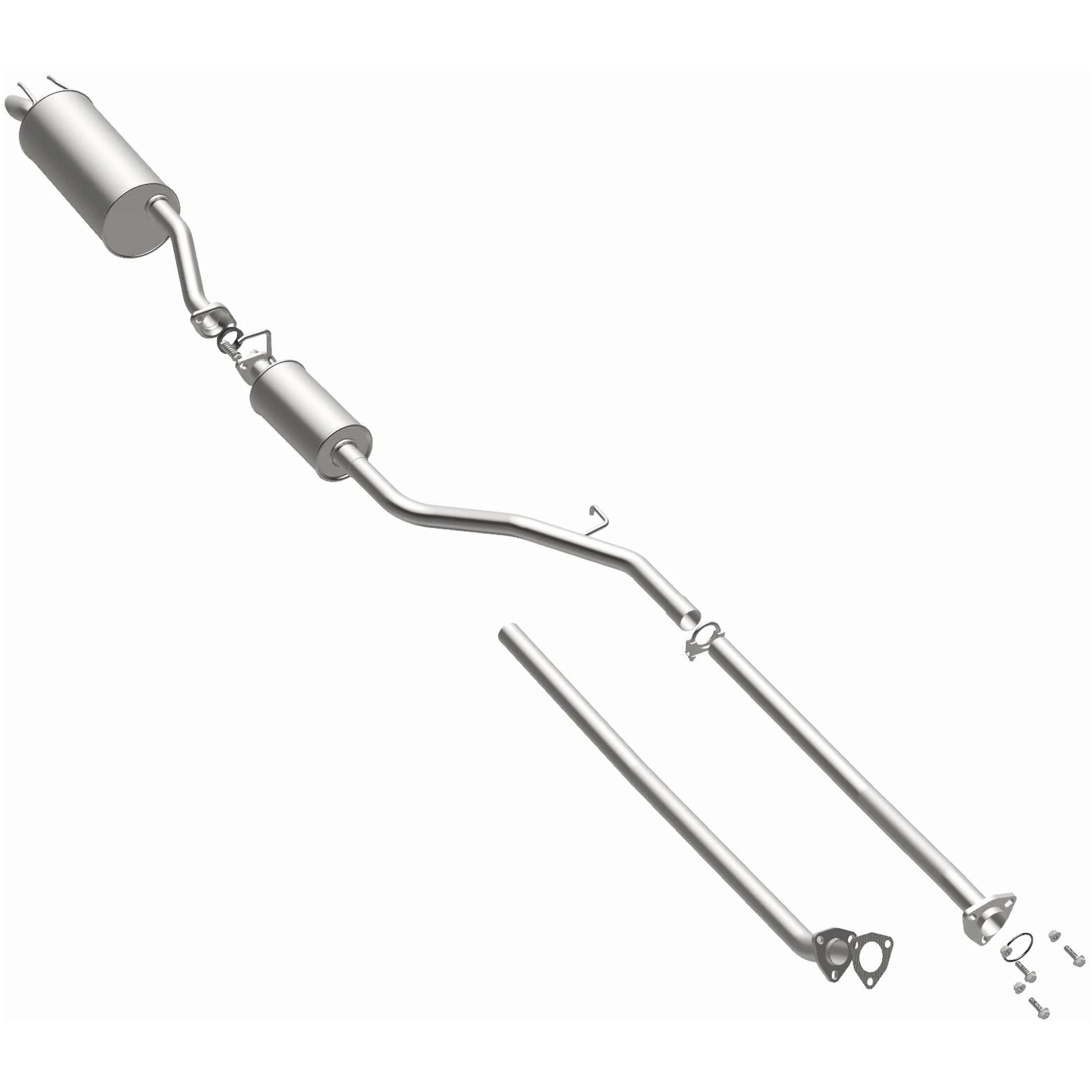 BRExhaust 2012-2015 Honda Civic 1.8L Direct-Fit Exhaust System Kit 106-0102 - Image 2