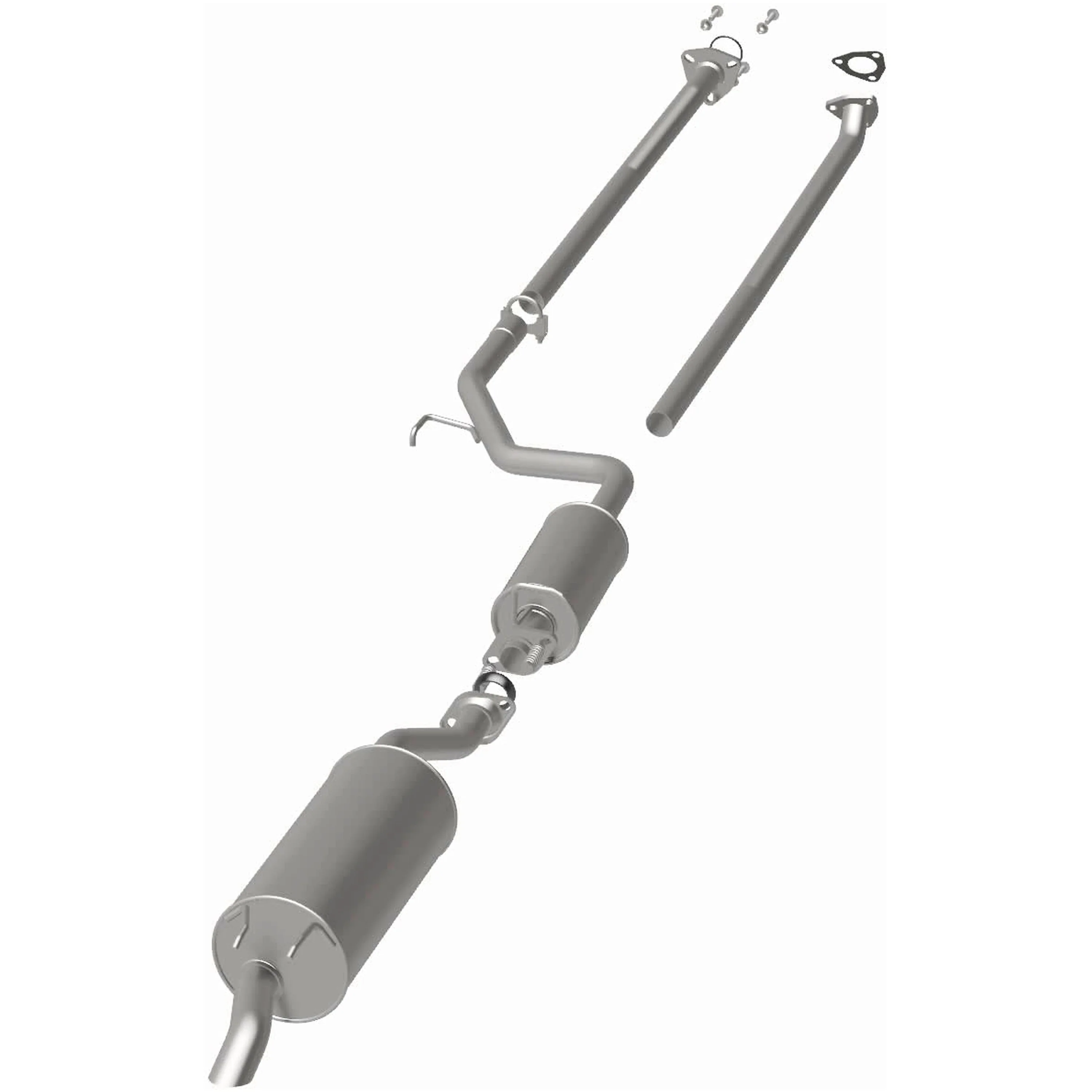 BRExhaust 2012-2015 Honda Civic 1.8L Direct-Fit Exhaust System Kit 106-0102 - Image 3